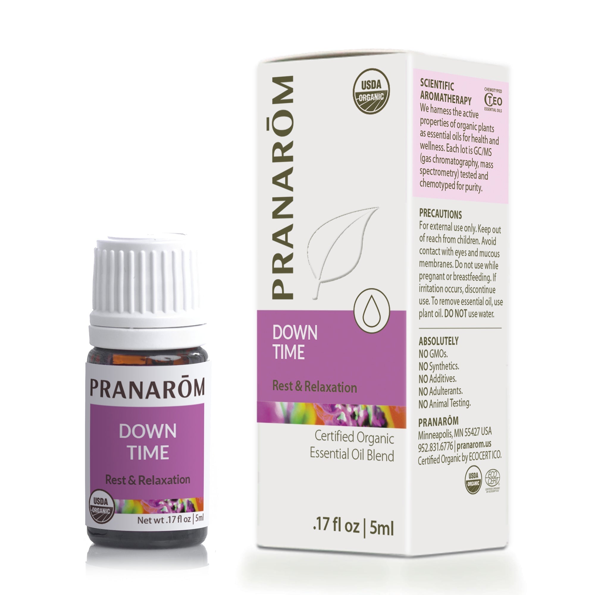 Down Time Essential Oil Wellness Blend - Organic