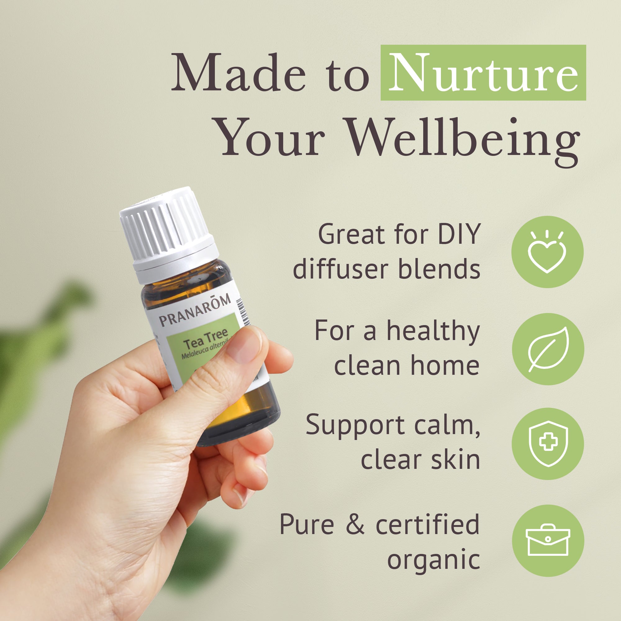 Tea Tree Essential Oil - Organic | Pranarôm