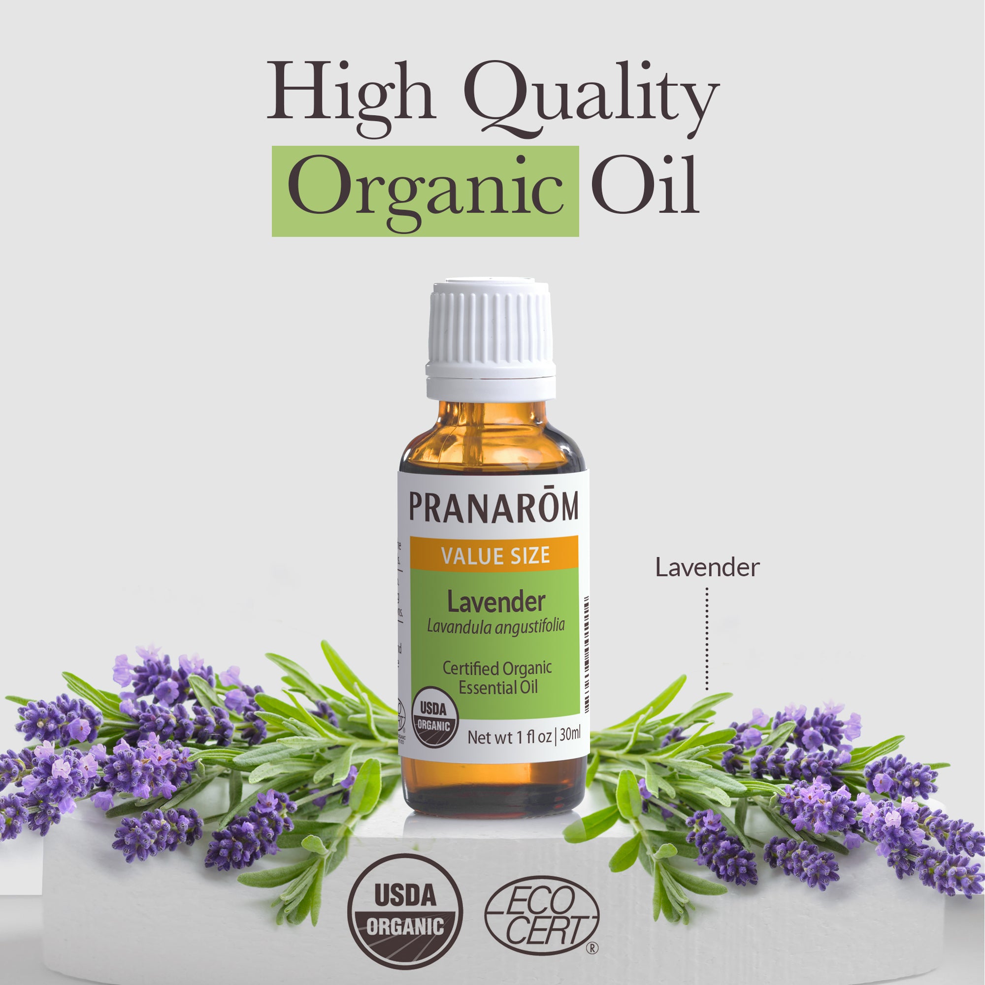 Lavender Essential Oil - Organic | Pranarôm