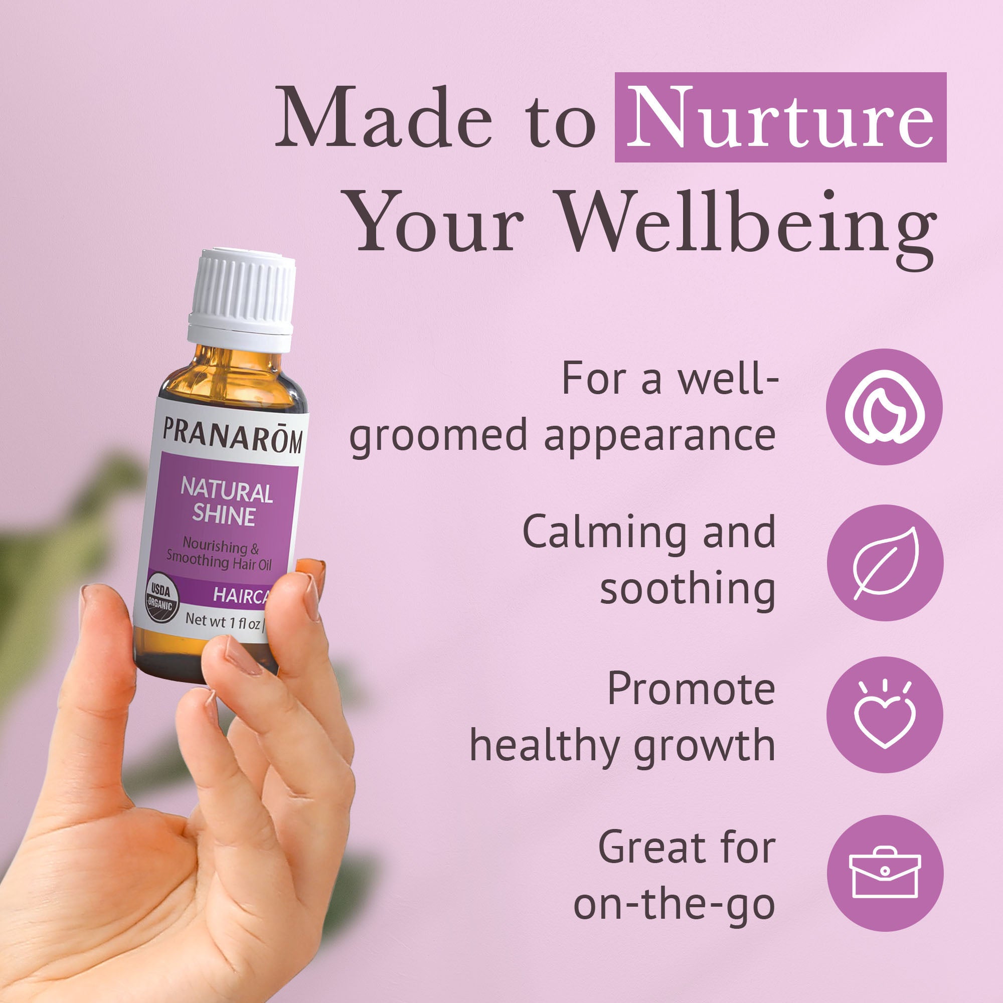 Natural Shine Essential Oil Wellness Blend - Organic | Pranarôm