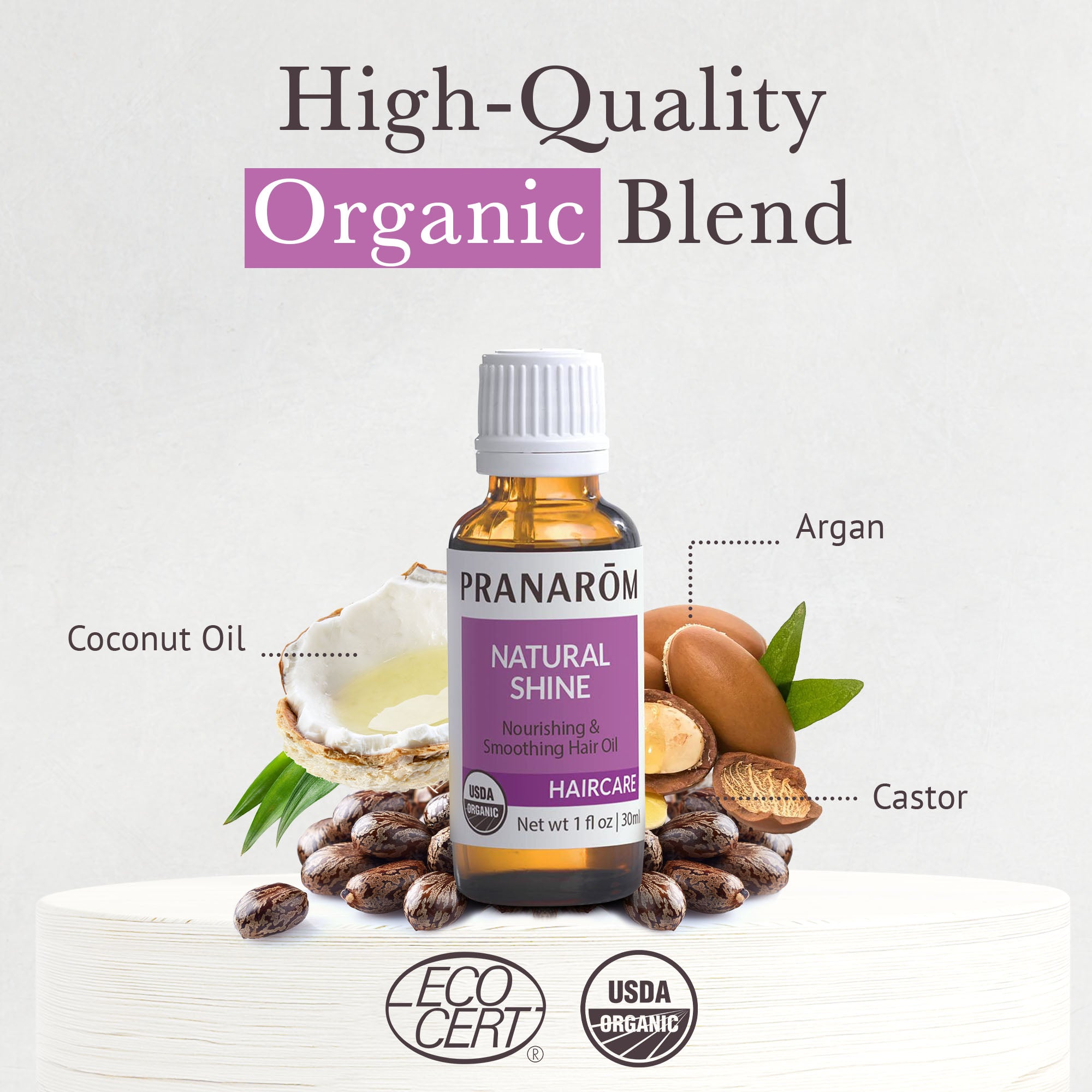 Natural Shine Essential Oil Wellness Blend - Bio | Pranarôm