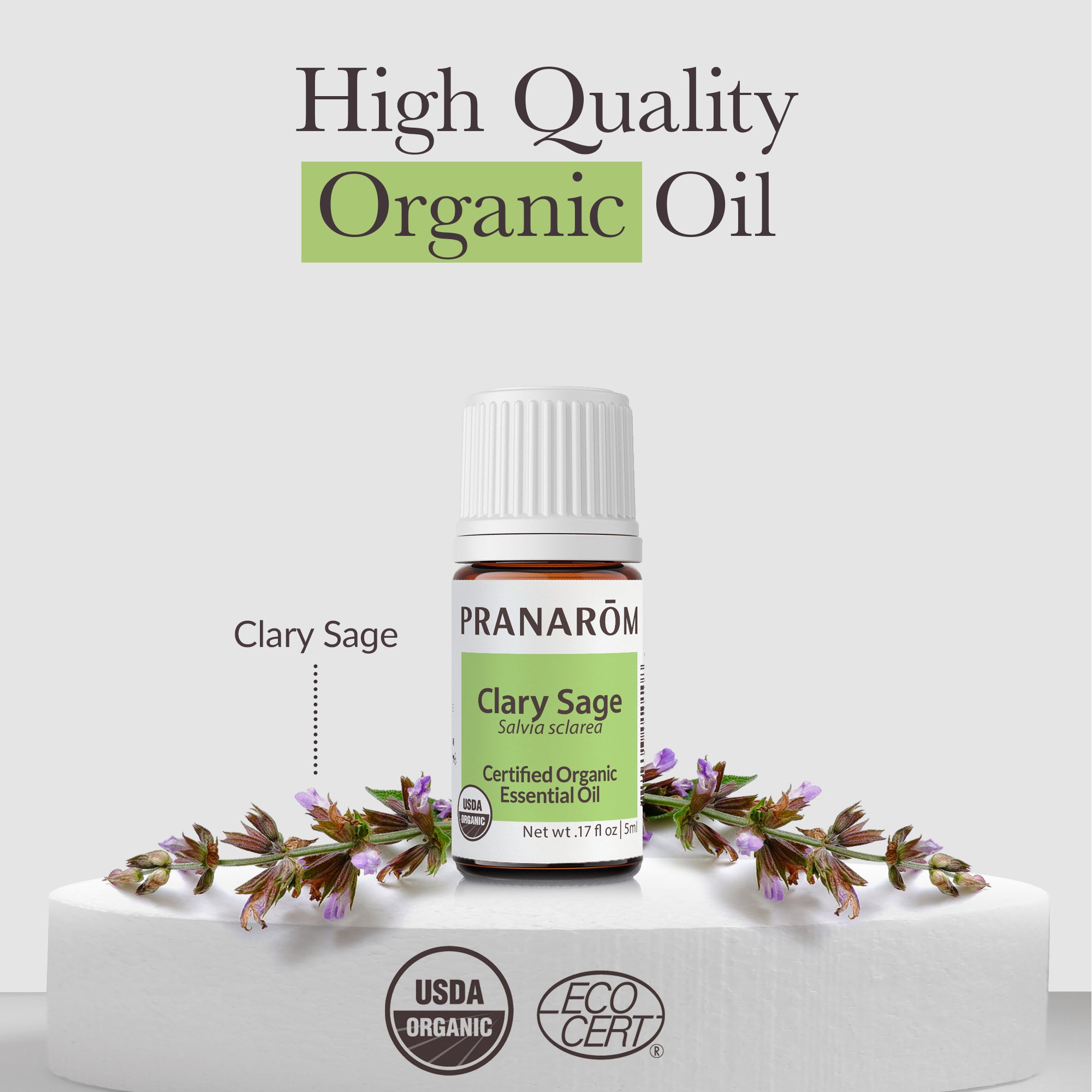Clary Sage Essential Oil - Organic | Pranarôm
