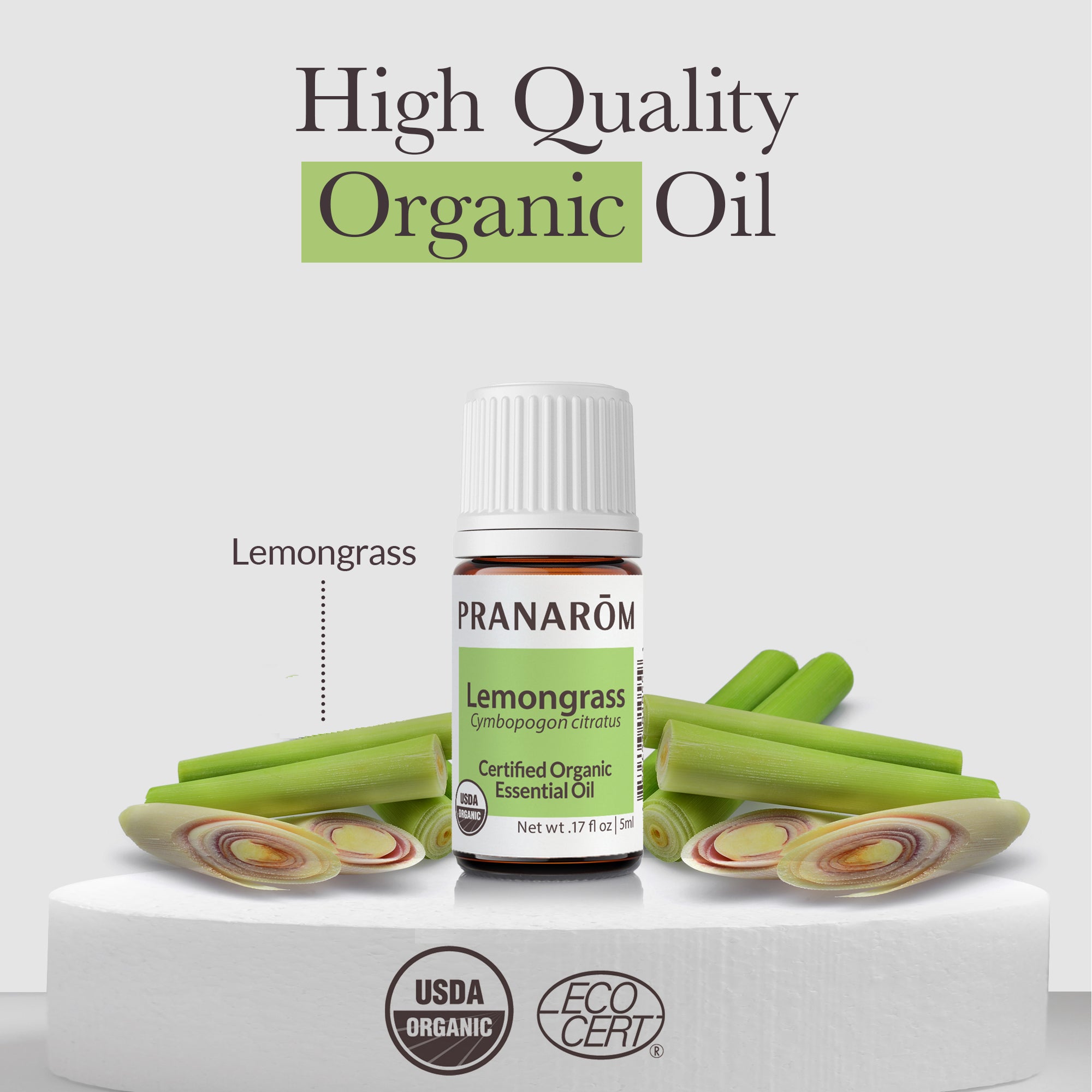 Lemongrass Essential Oil - Organic | Pranarôm