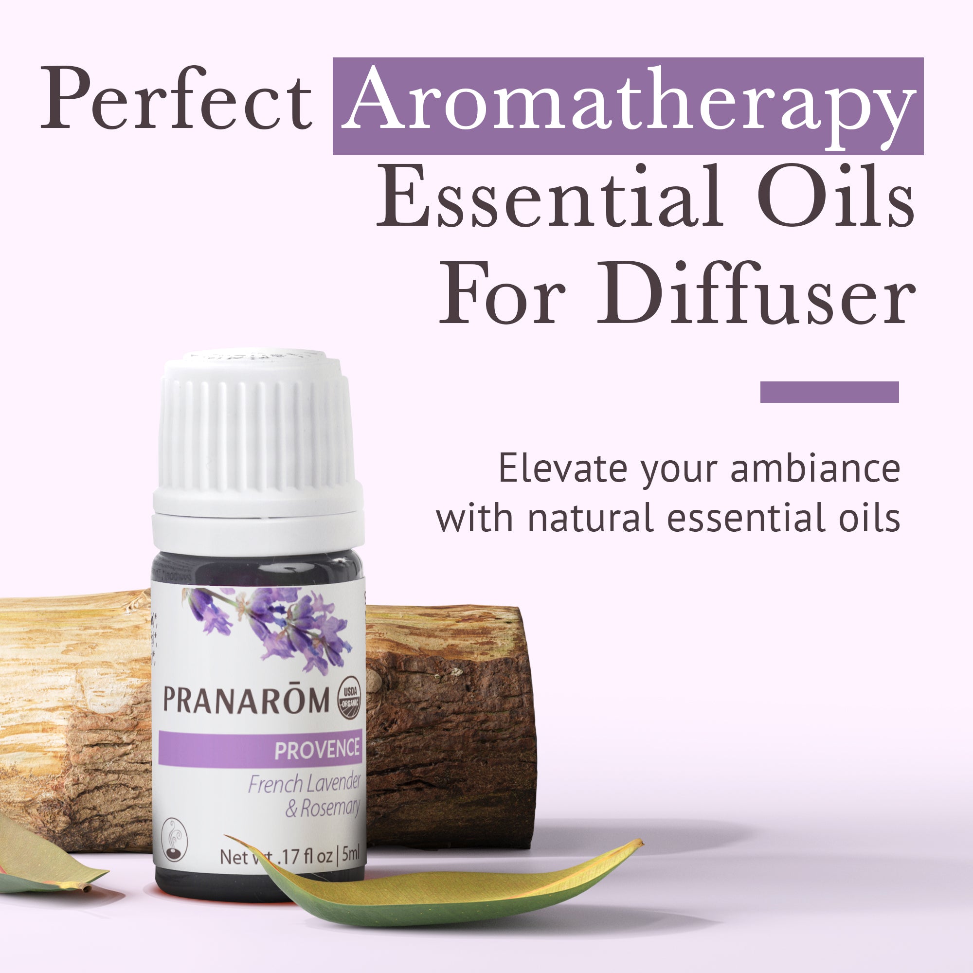 Provence Essential Oil Diffusion Blend - Organic | Pranarôm