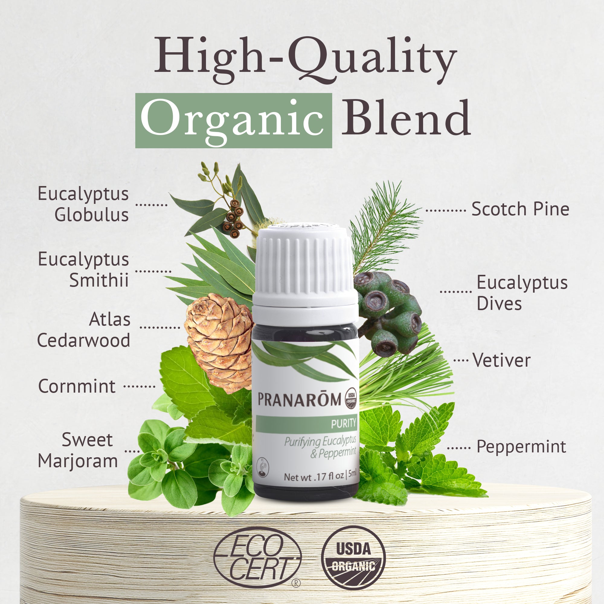 Purity Essential Oil Diffusion Blend - Organic | Pranarôm