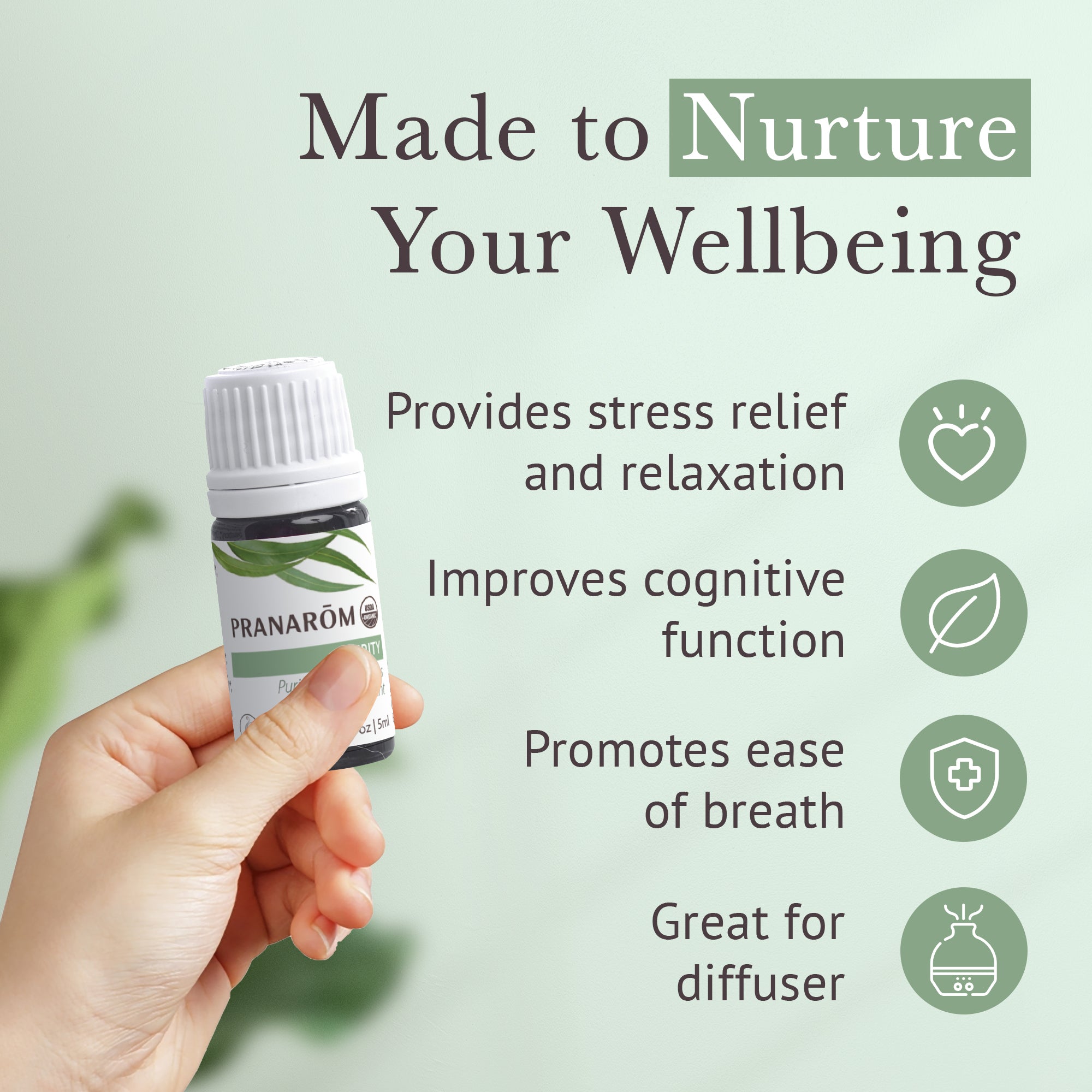 Purity Essential Oil Diffusion Blend - Organic | Pranarôm