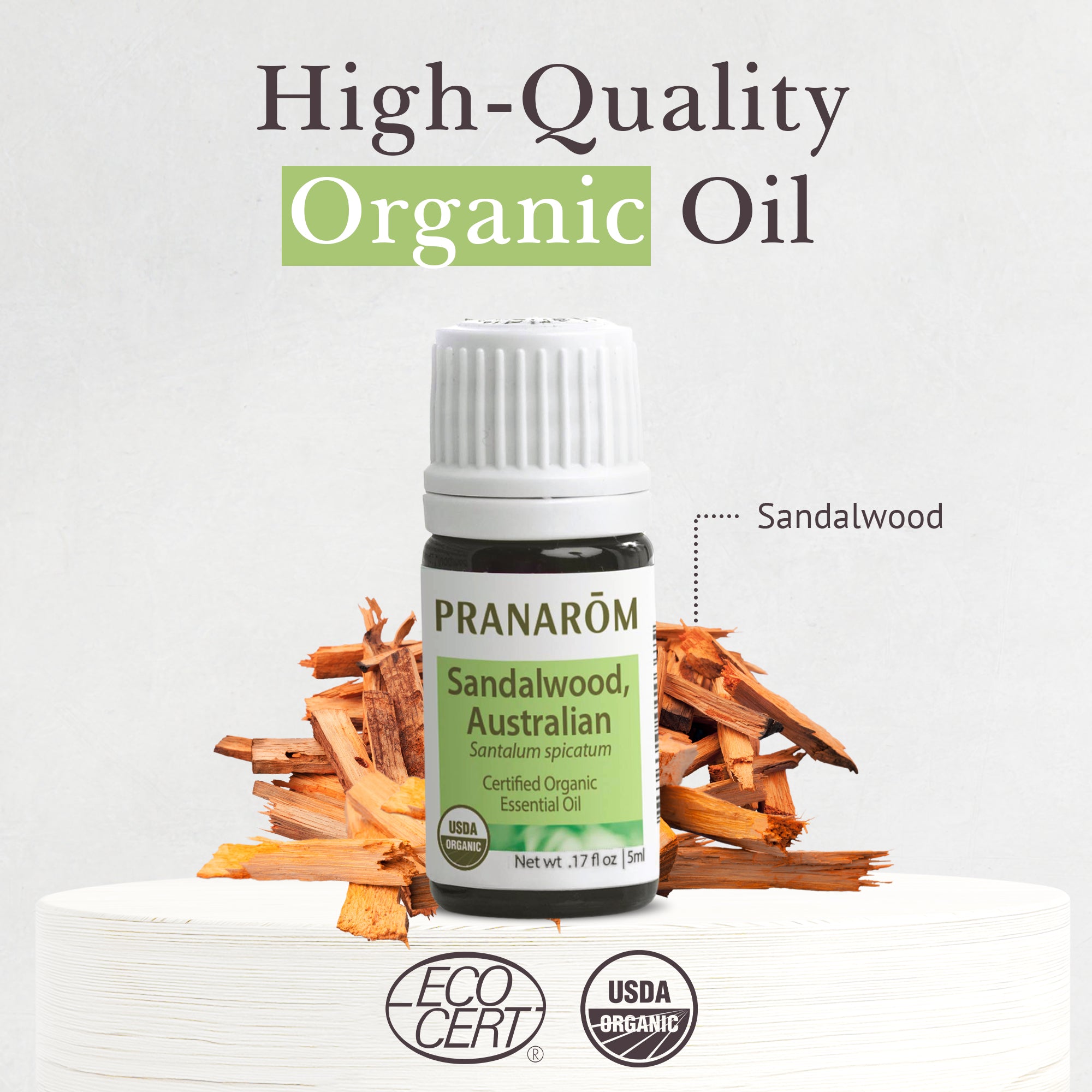 【のんちゃんさま】PRANAROM サンダルウッド BIO 5ml プラナロム Sandalwood, Australian Essential Oil - Organic | Pranarôm