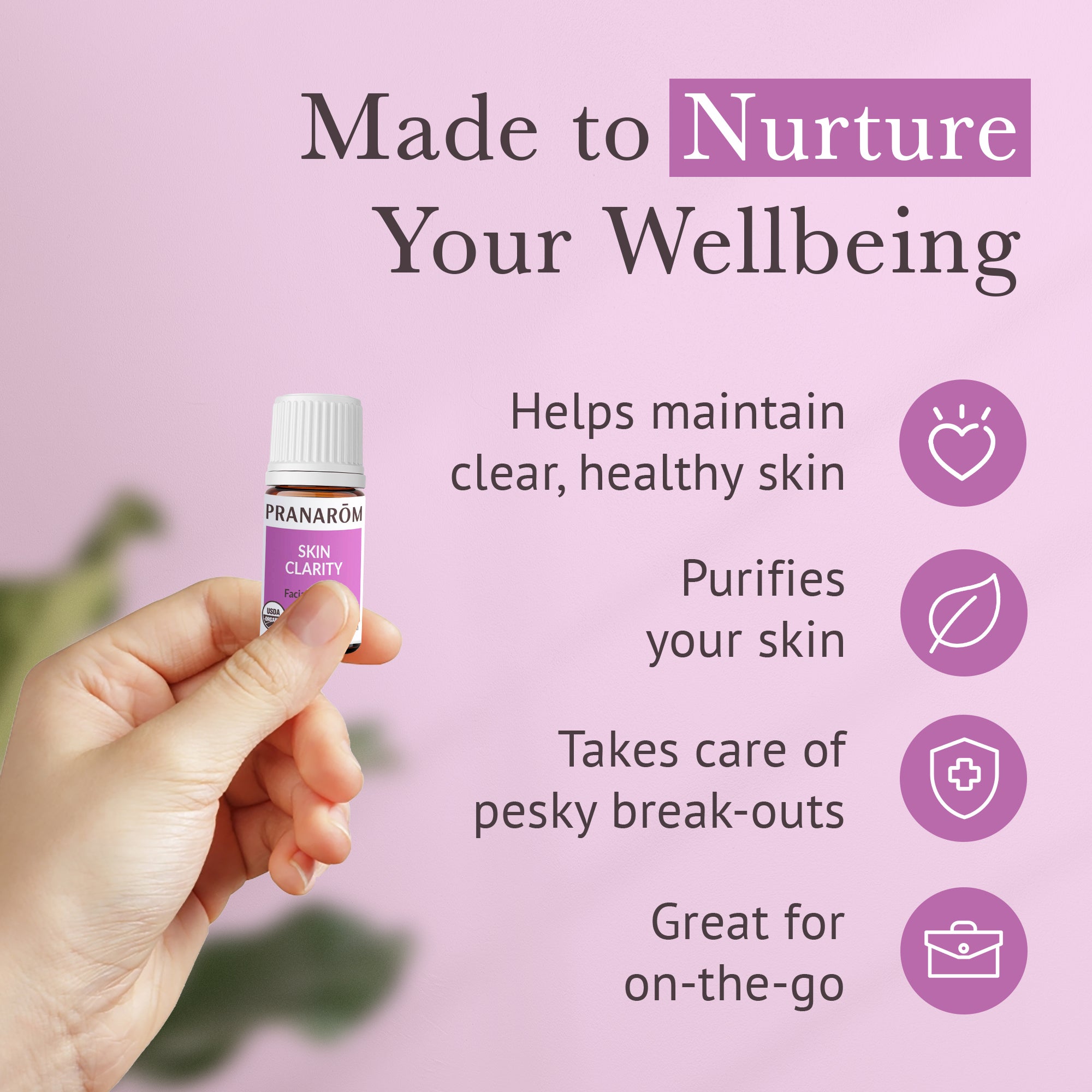 Skin Clarity Essential Oil Wellness Blend - Organic | Pranarôm