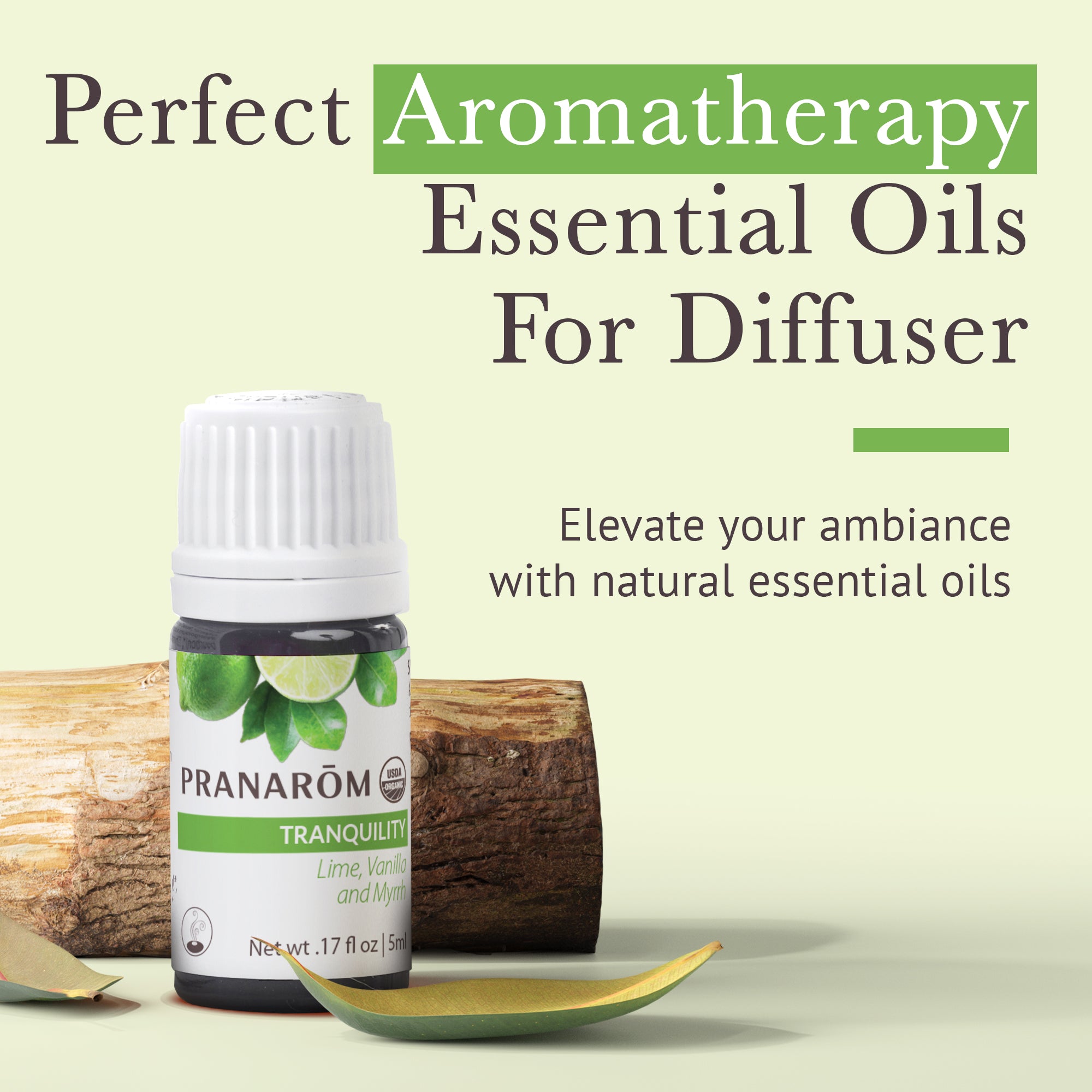 Tranquility Essential Oil Diffusion Blend - Organic | Pranarôm