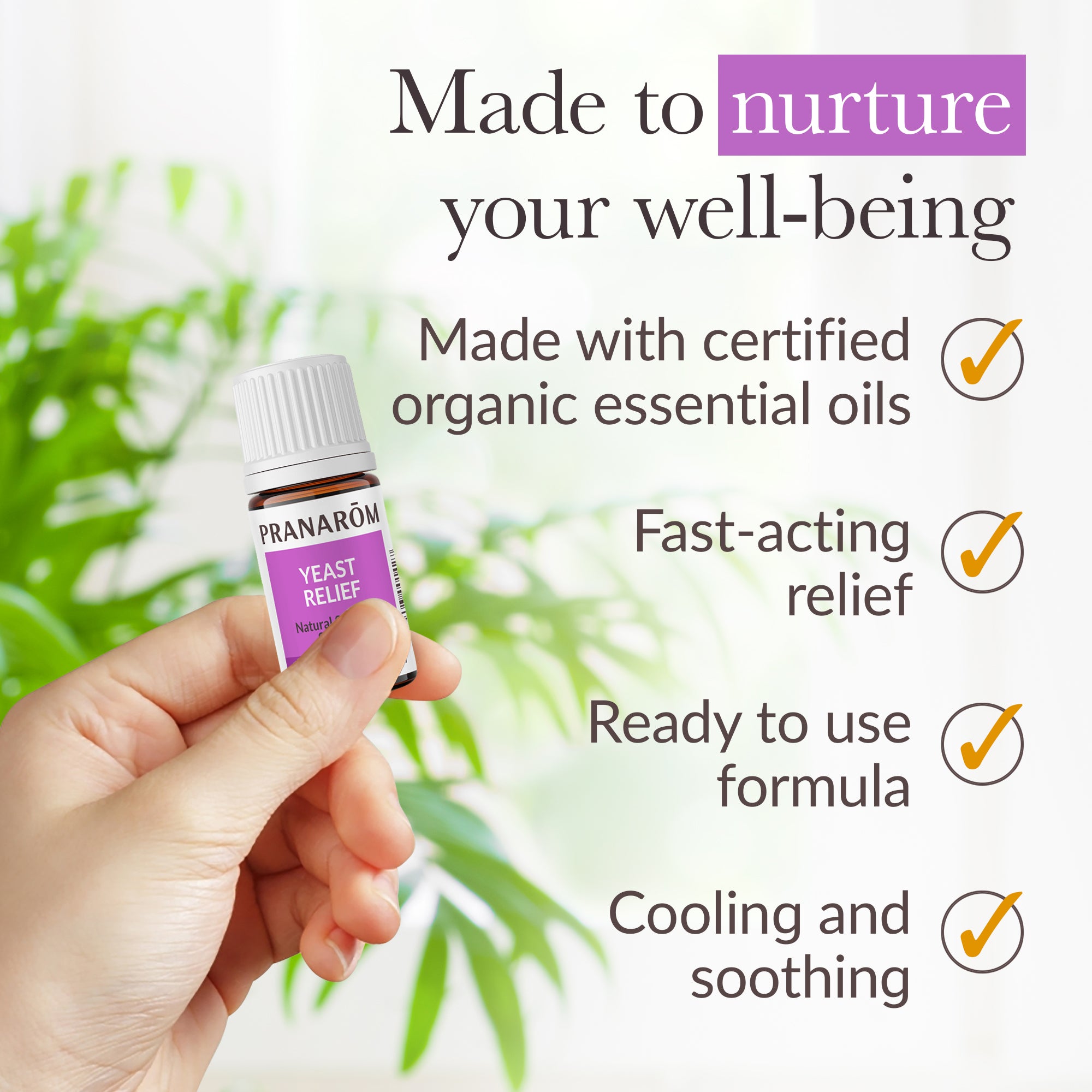 Yeast Relief Essential Oil Wellness Blend - Bio | Pranarôm