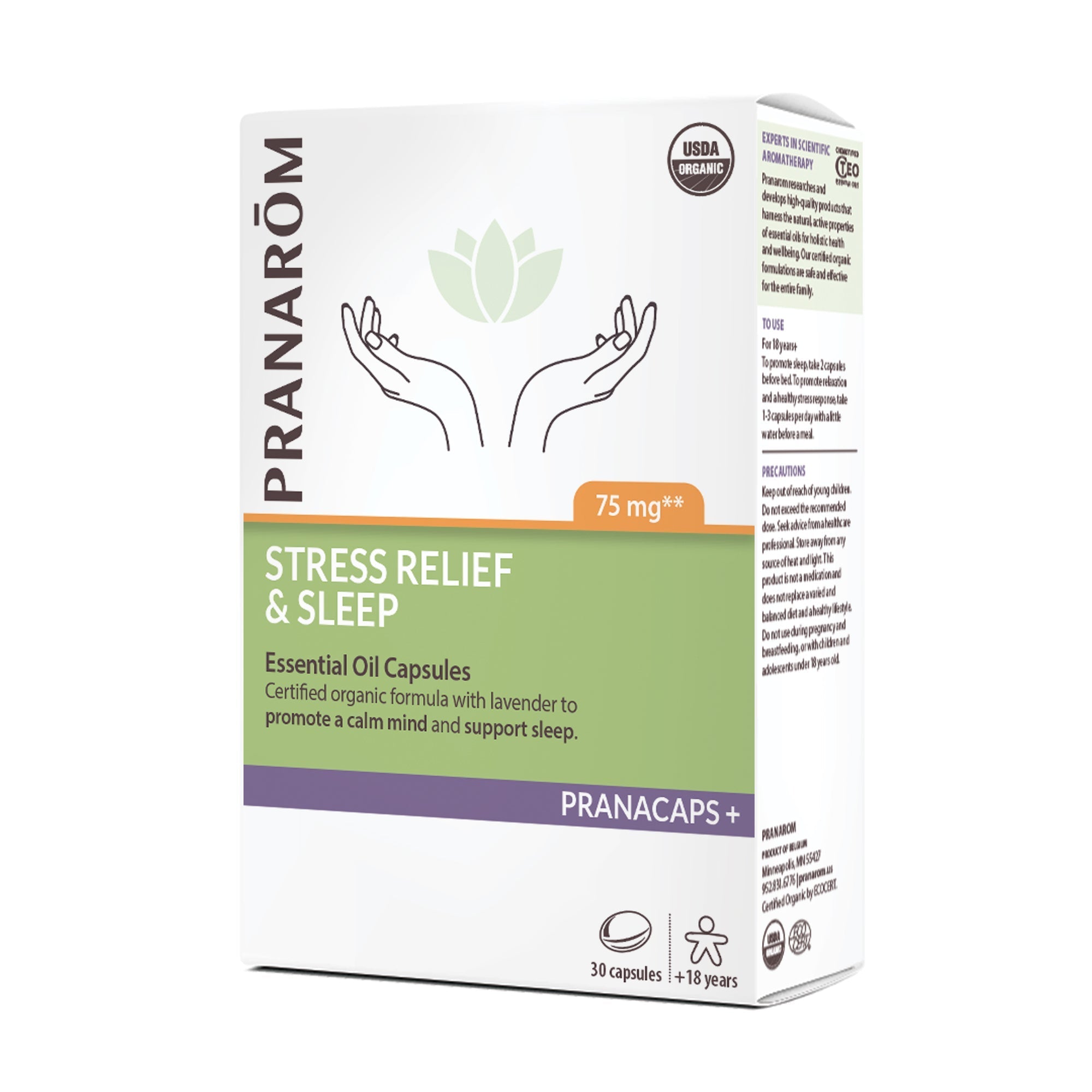 Stress Relief & Sleep Pranacaps - Organic