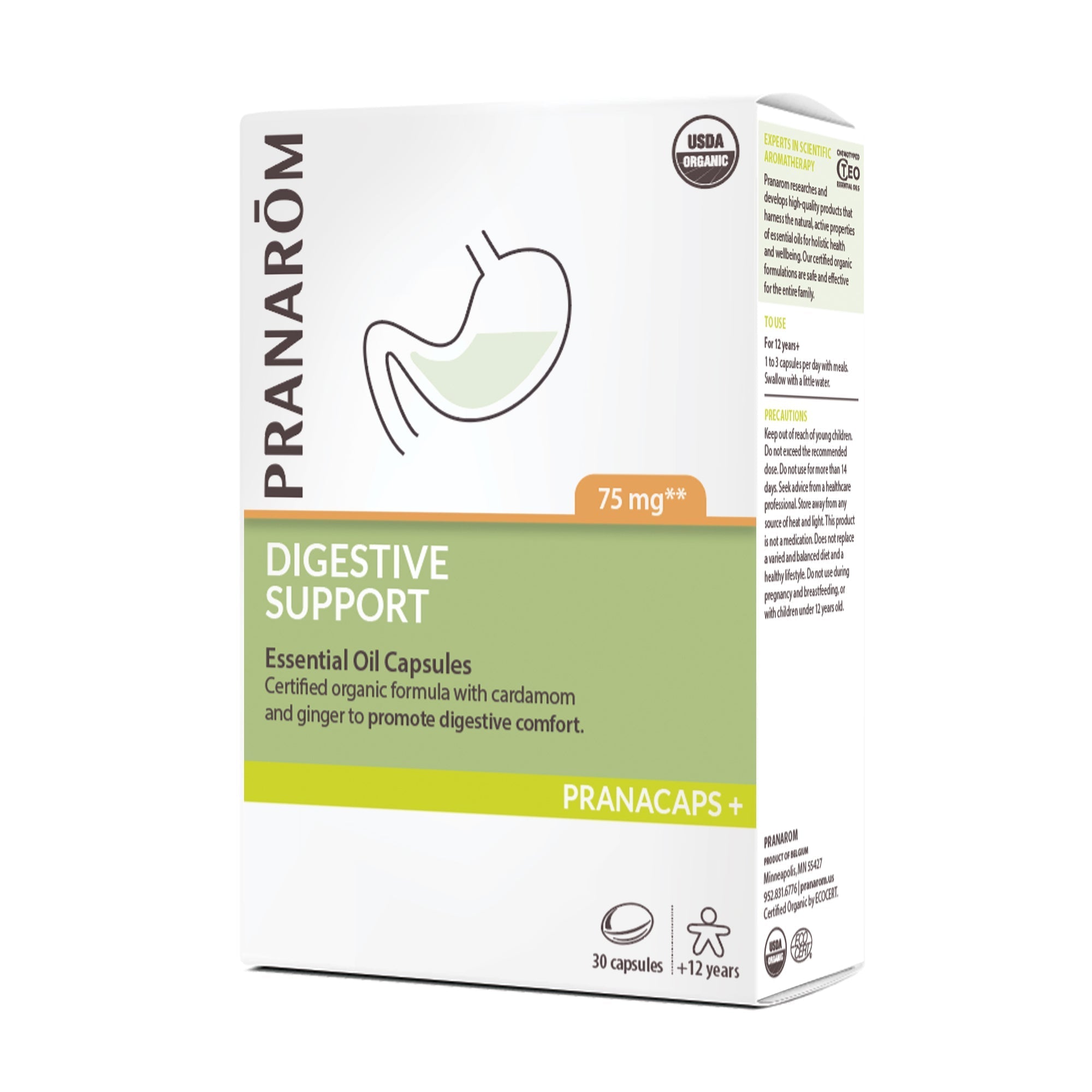 Digestive Support Pranacaps - Organic