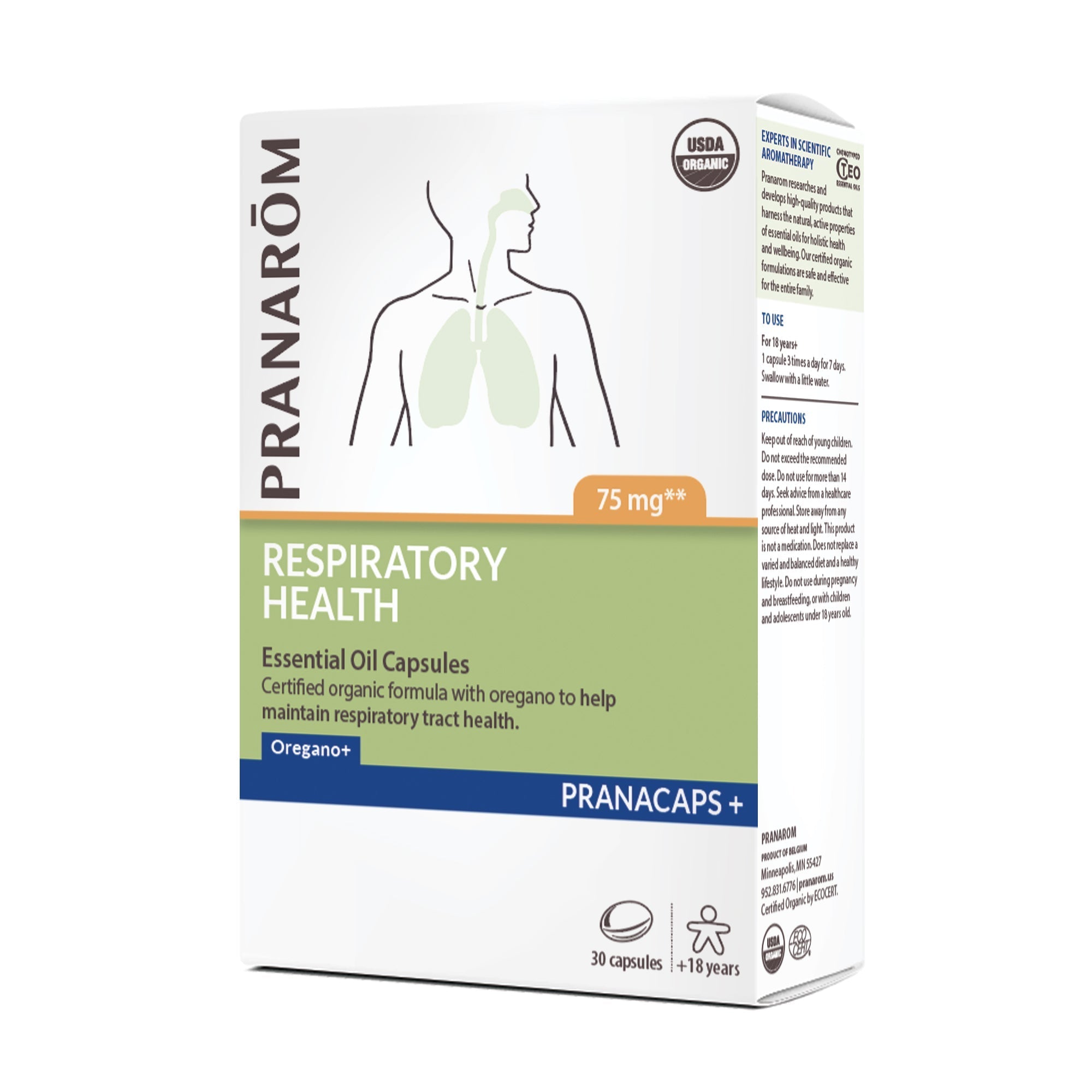 Respiratory Health Pranacaps - Organic