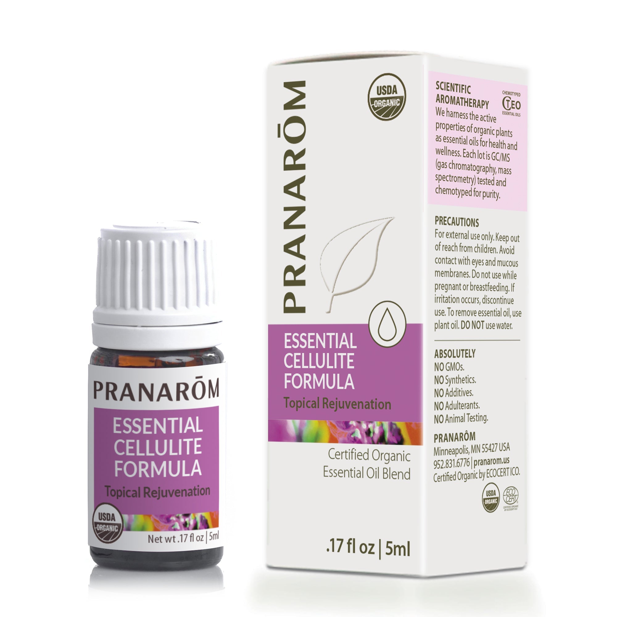 Essential Cellulite Formula Essential Oil Wellness Blend Pranarom