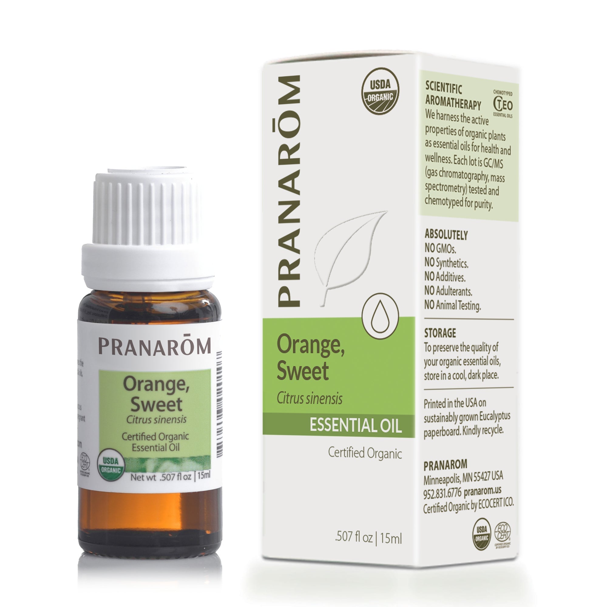 Orange, Sweet Essential Oil - Organic