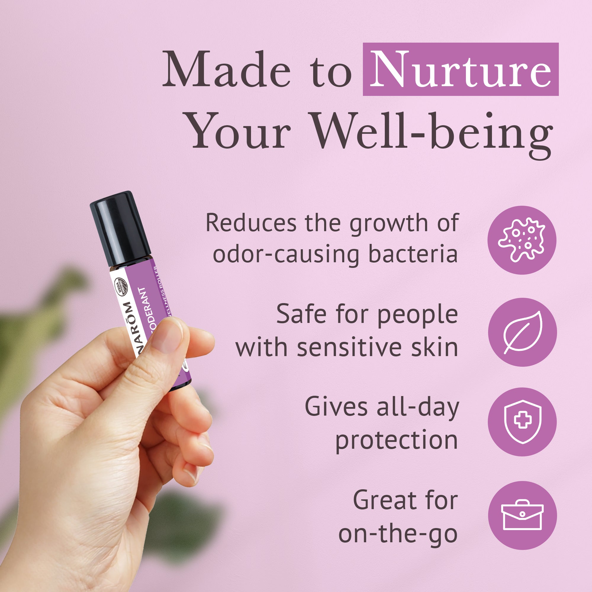 Herbal Deodorant Roller - Bio | Pranarôm