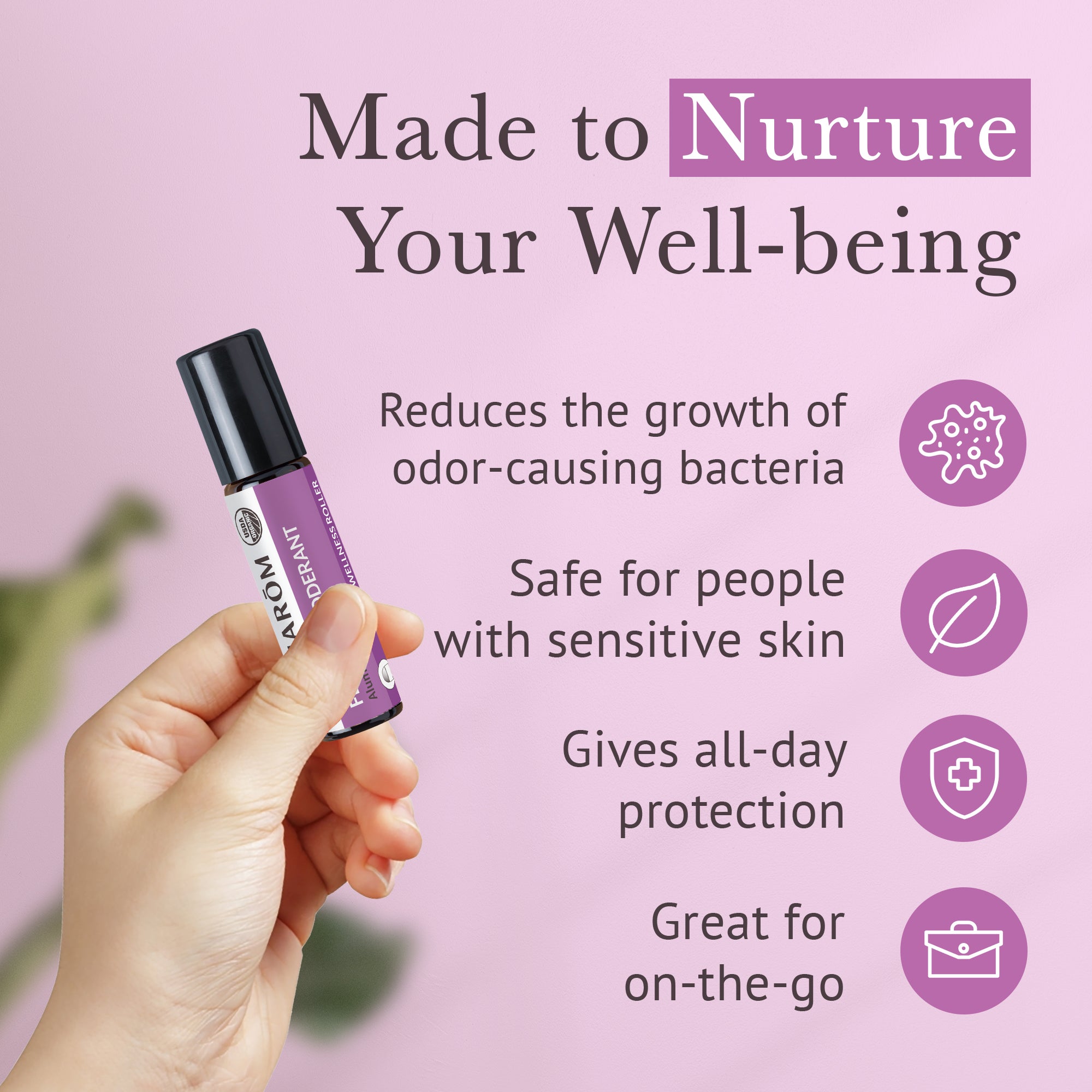 Floral Deodorant Roller - Organic | Pranarôm