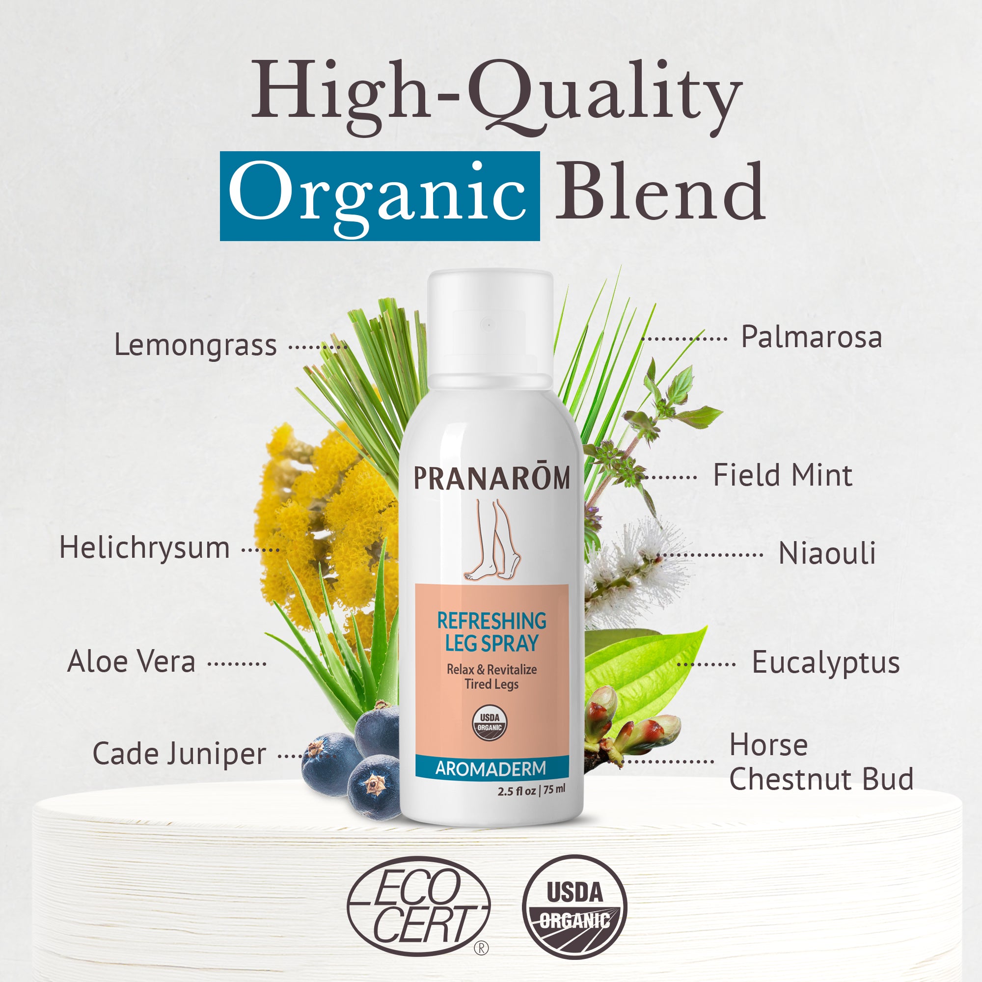 Aromaderm Refreshing Leg Spray | Pranarôm