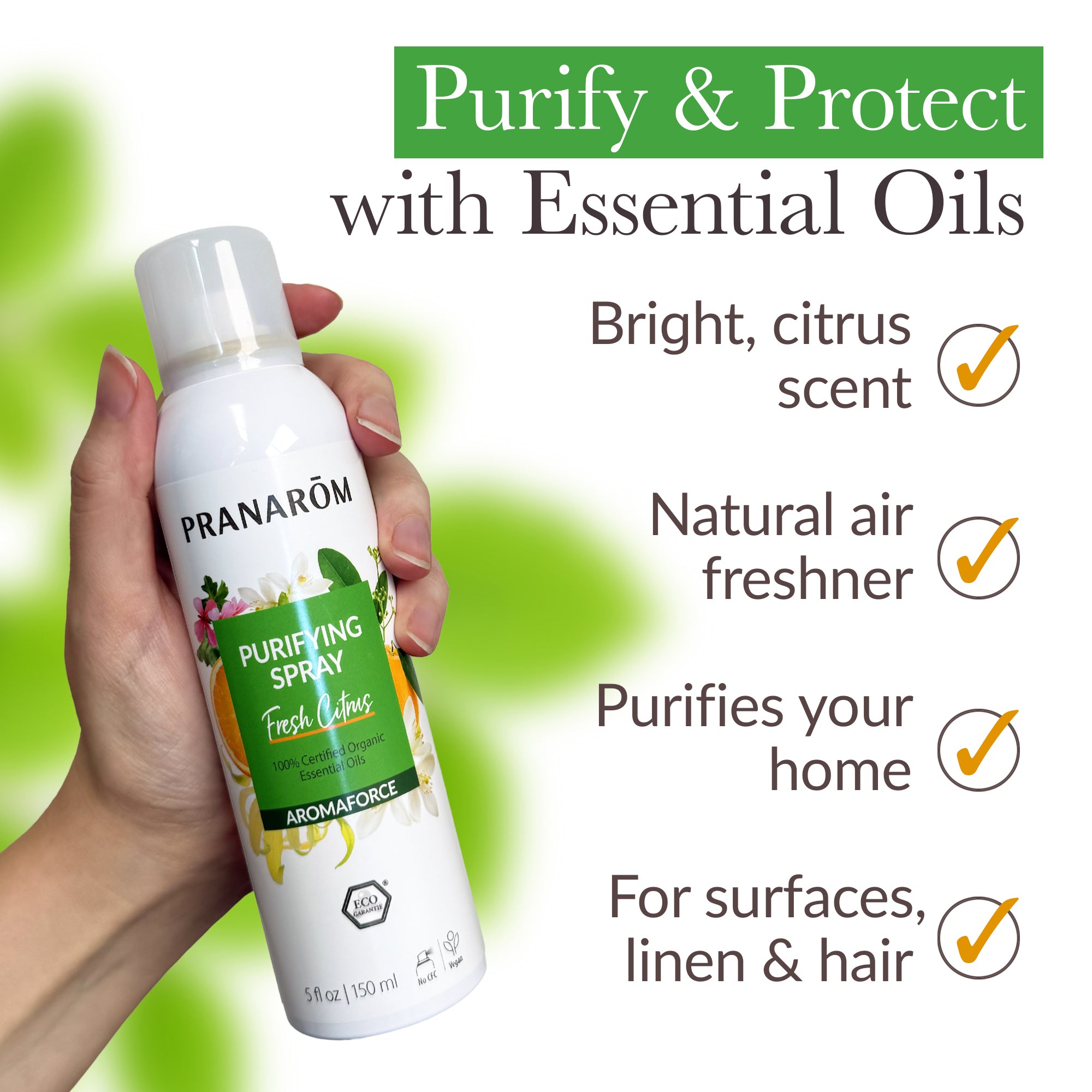 Aromaforce Fresh Citrus Purifying Spray - Organic | Pranarôm