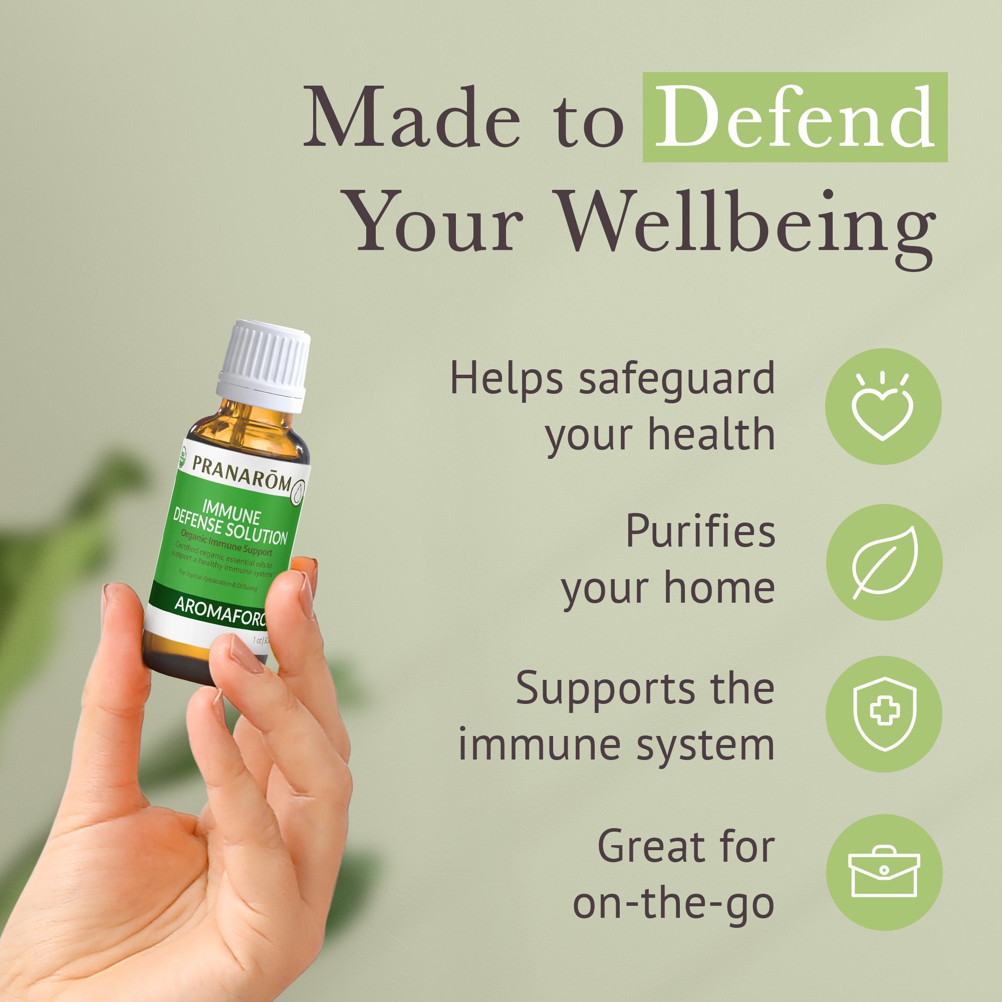 Aromaforce Immune Defense Solution - Organic | Pranarôm Aromaforce Immune Defense Solution - Organic | Pranarôm