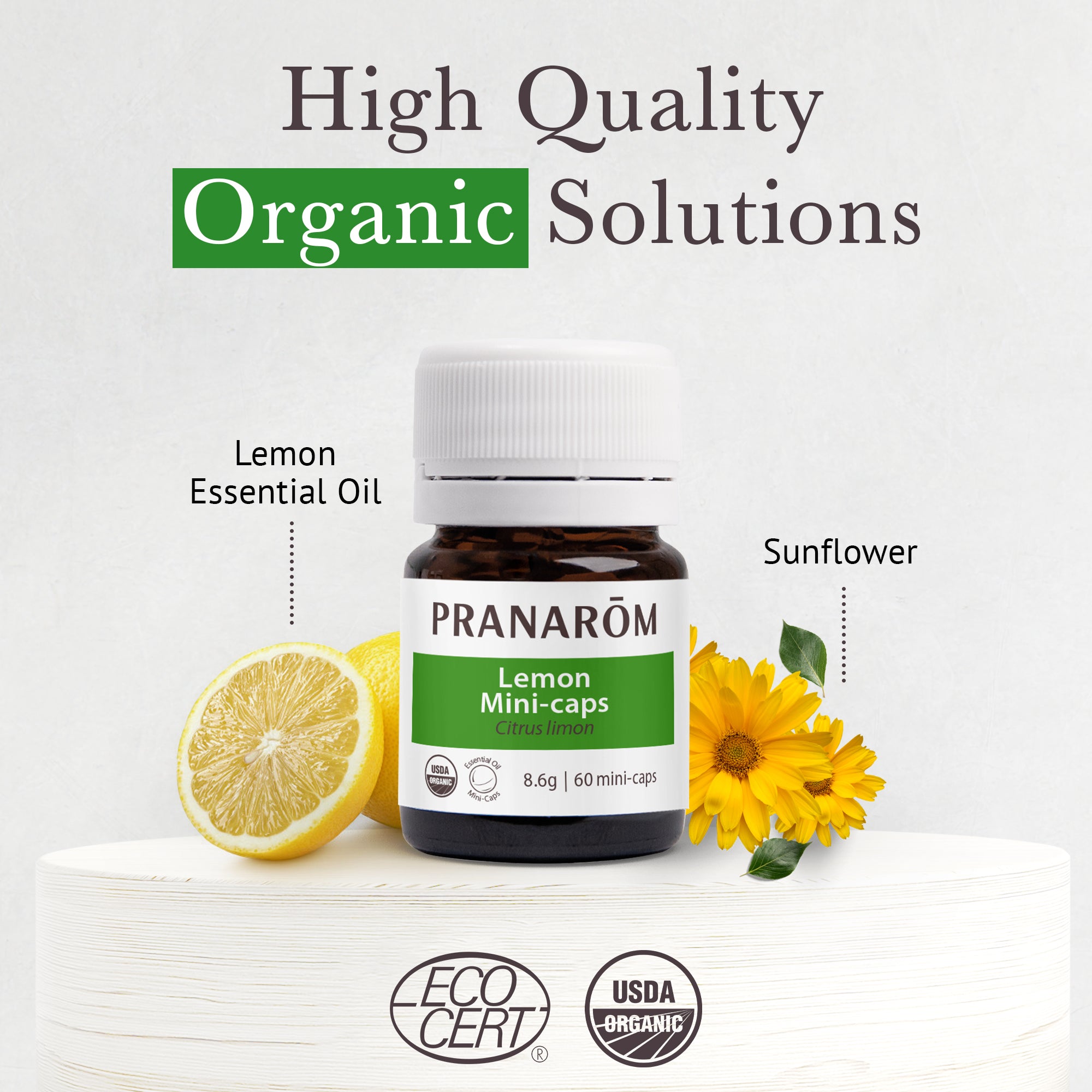 Aromaforce Lemon Mini-Caps - Organic | Pranarôm
