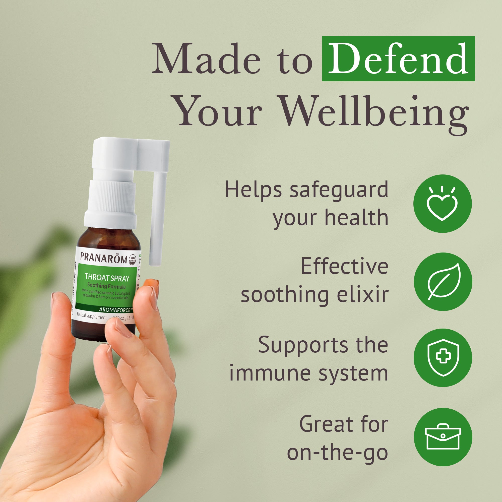 Aromaforce Throat Spray - Bio | Pranarôm
