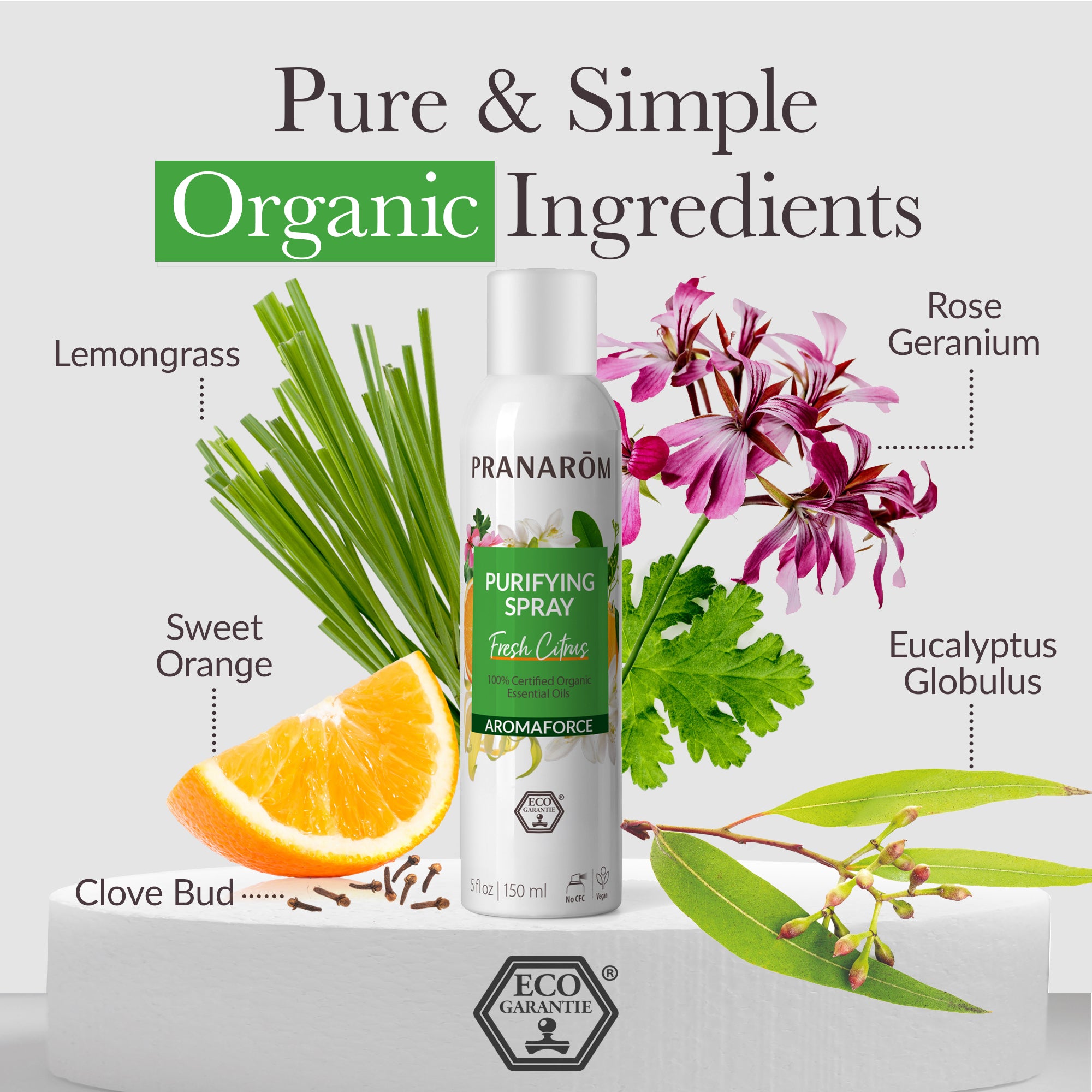 Aromaforce Fresh Citrus Purifying Spray - Organic | Pranarôm