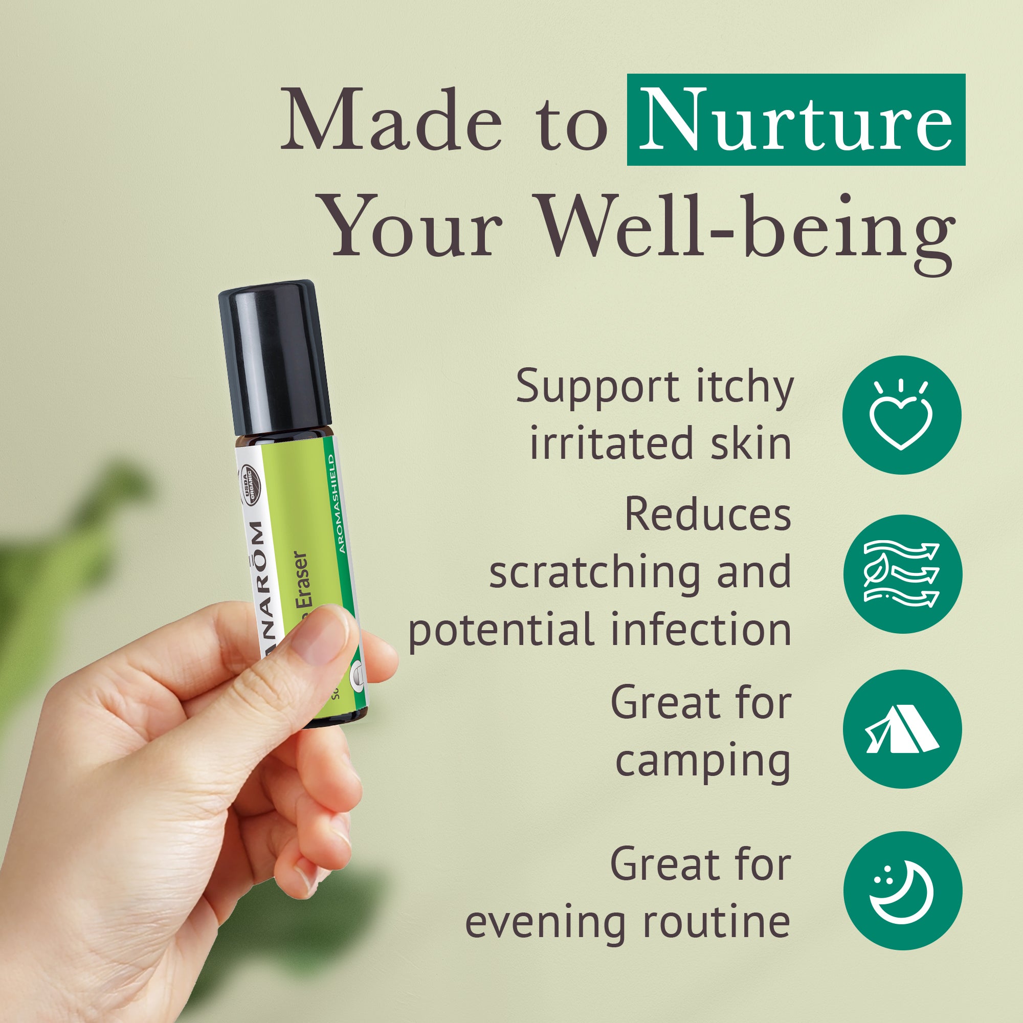 Aromashield After-Bite Eraser Roller | Pranarôm