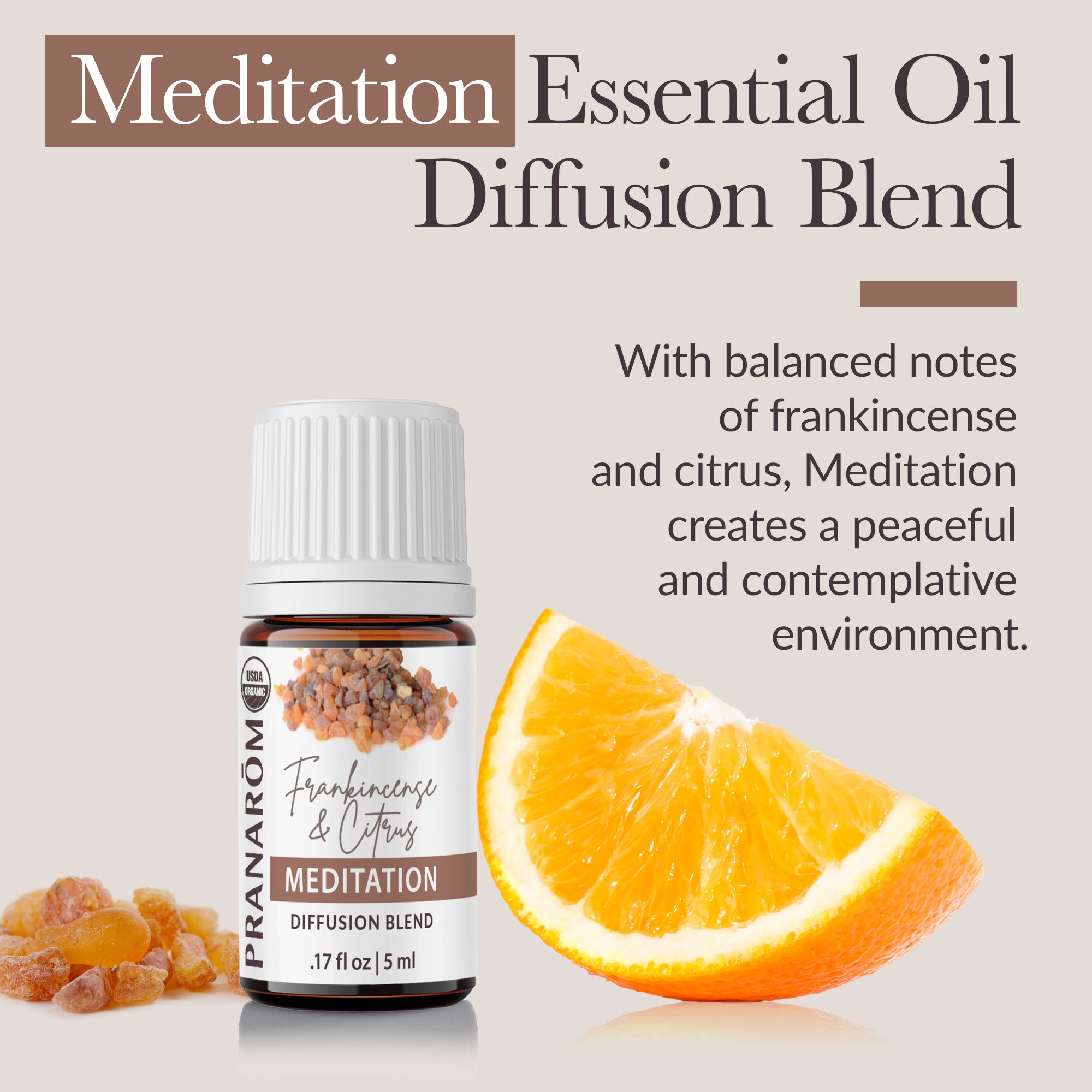Meditation Essential Oil Diffusion Blend - Organic | Pranarôm