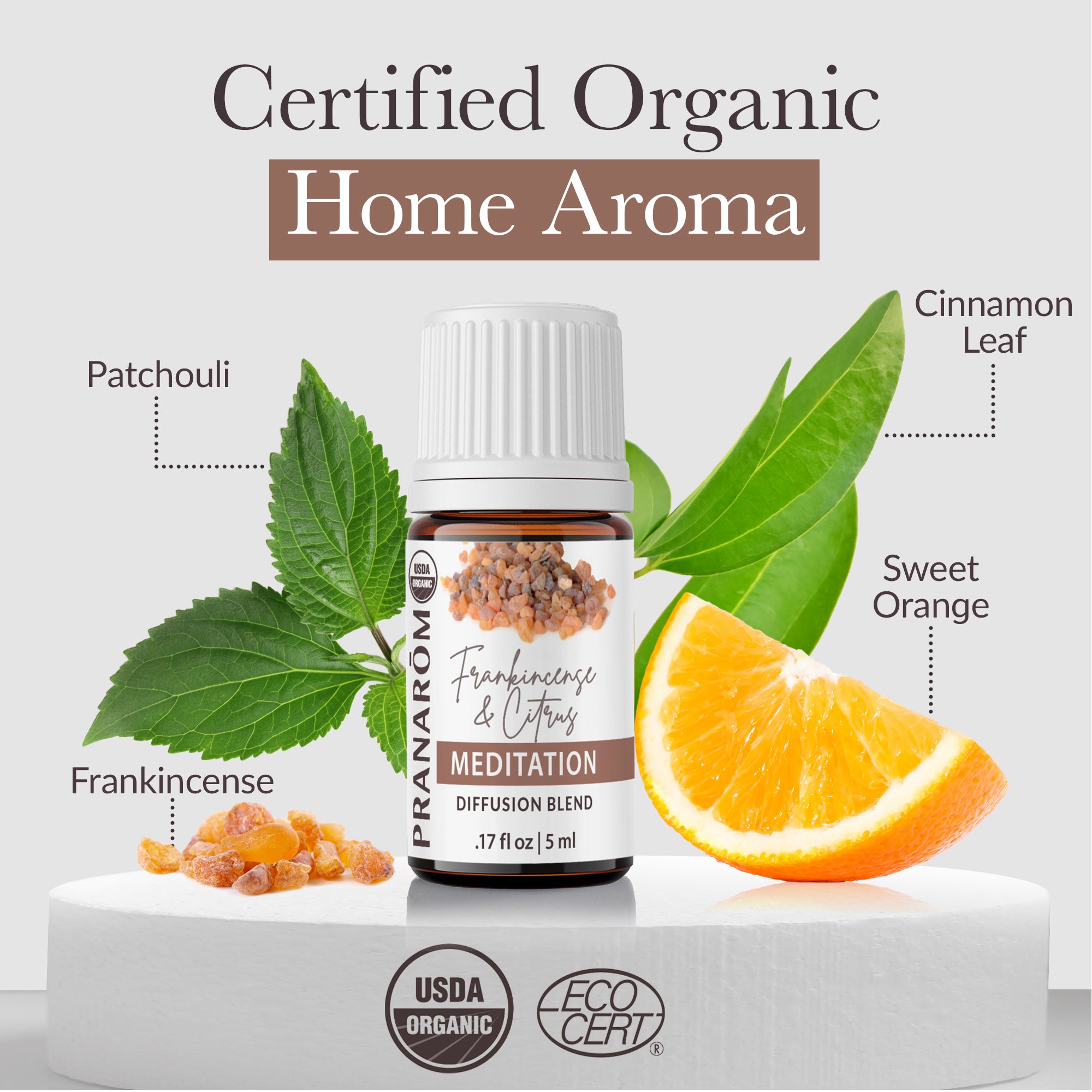 Meditation Essential Oil Diffusion Blend - Organic | Pranarôm
