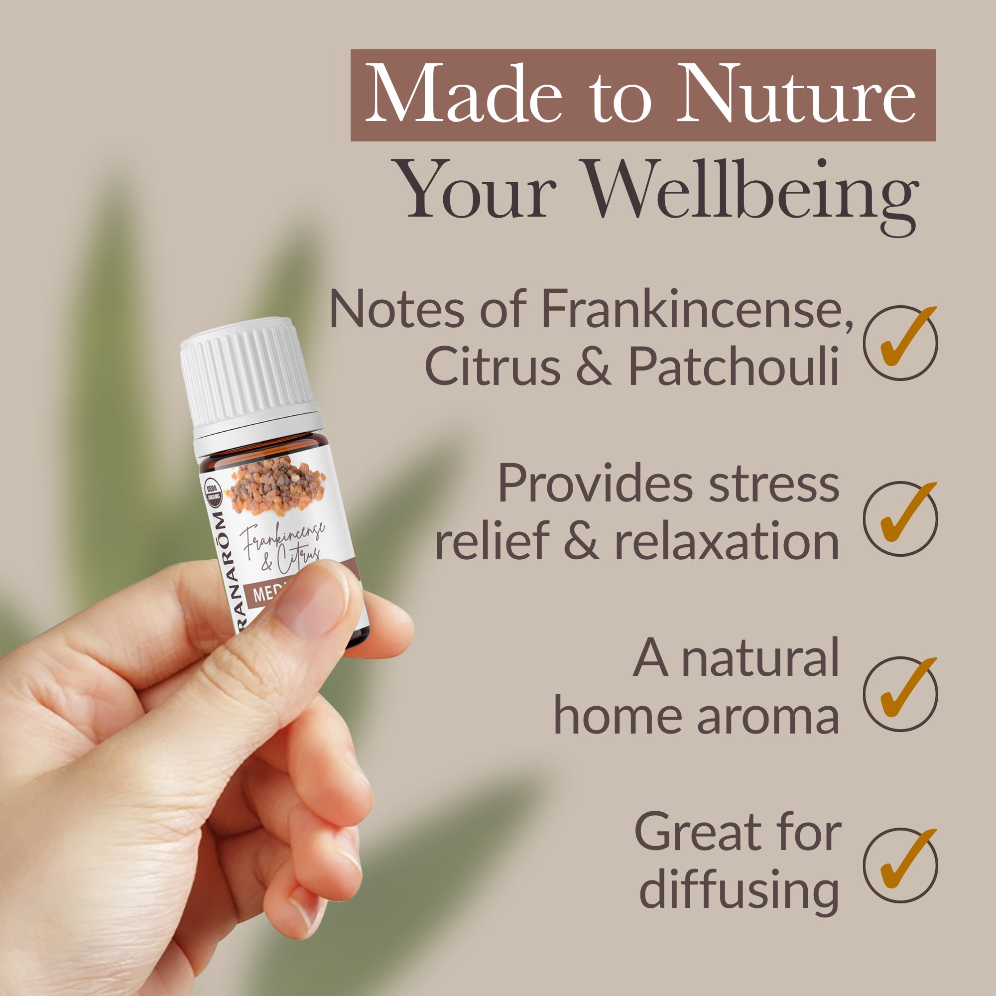 Meditation Essential Oil Diffusion Blend - Organic