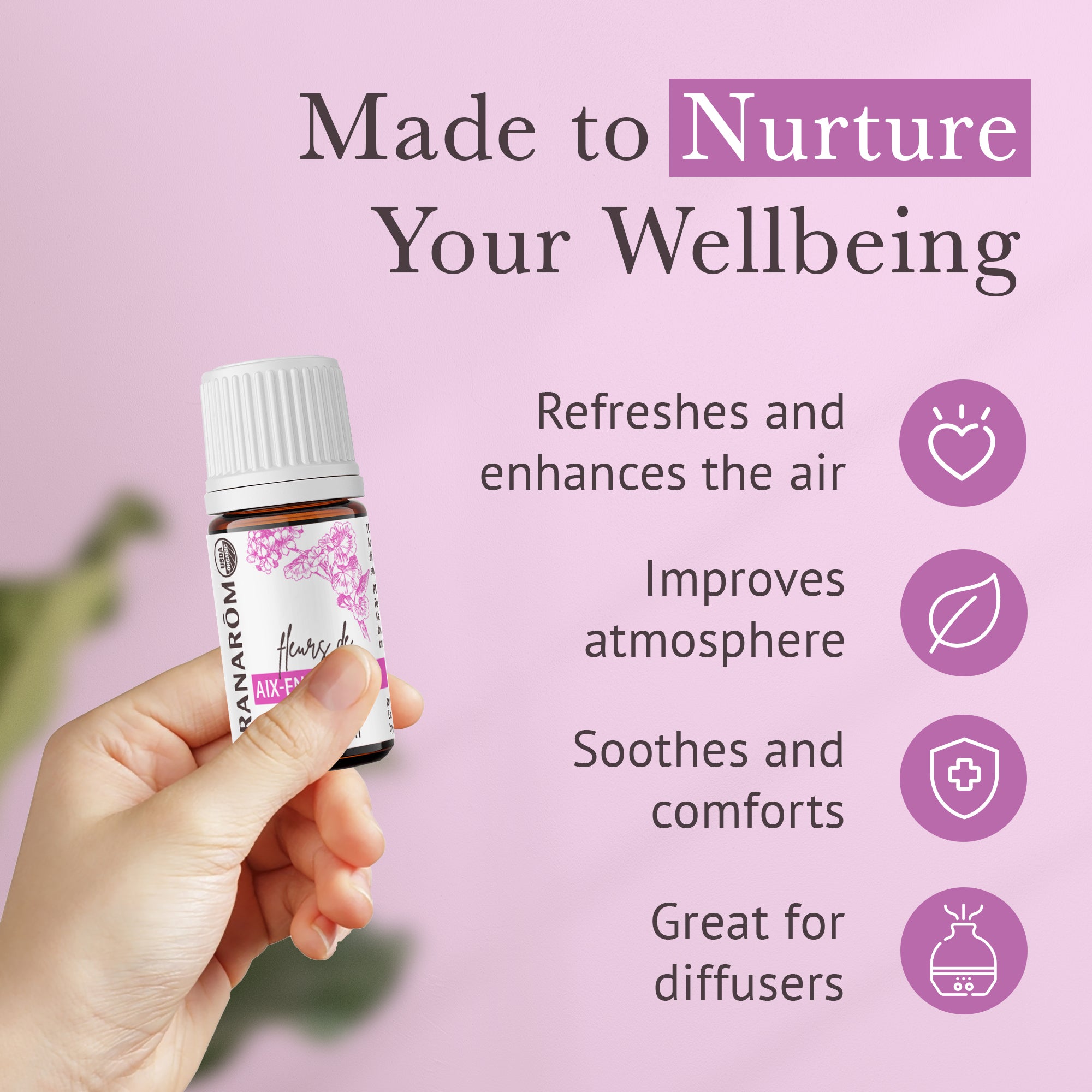 アロマ Aix-en-Provence Essential Oil Diffusion Blend - Organic | Pranarôm