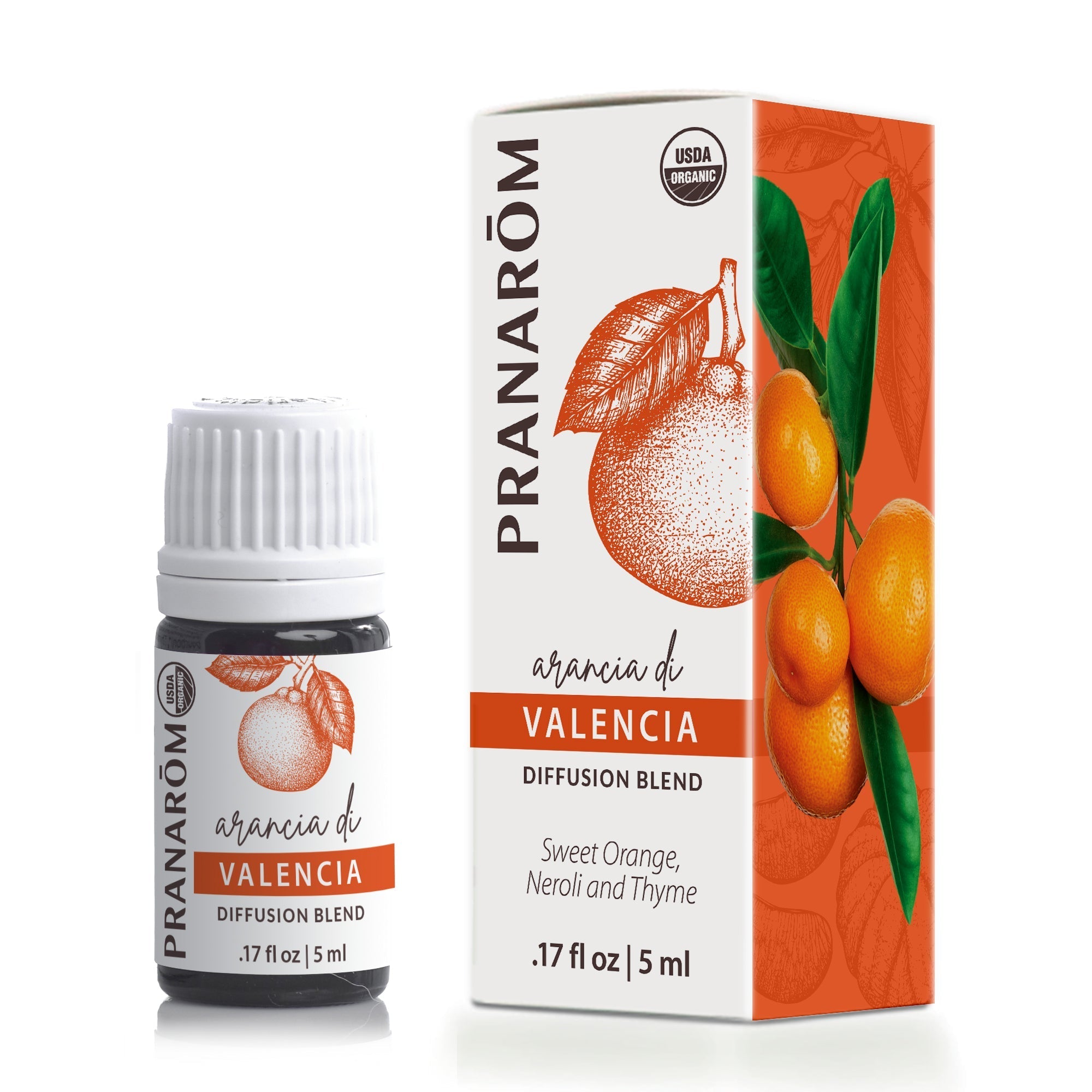 Valencia Essential Oil Diffusion Blend - Bio