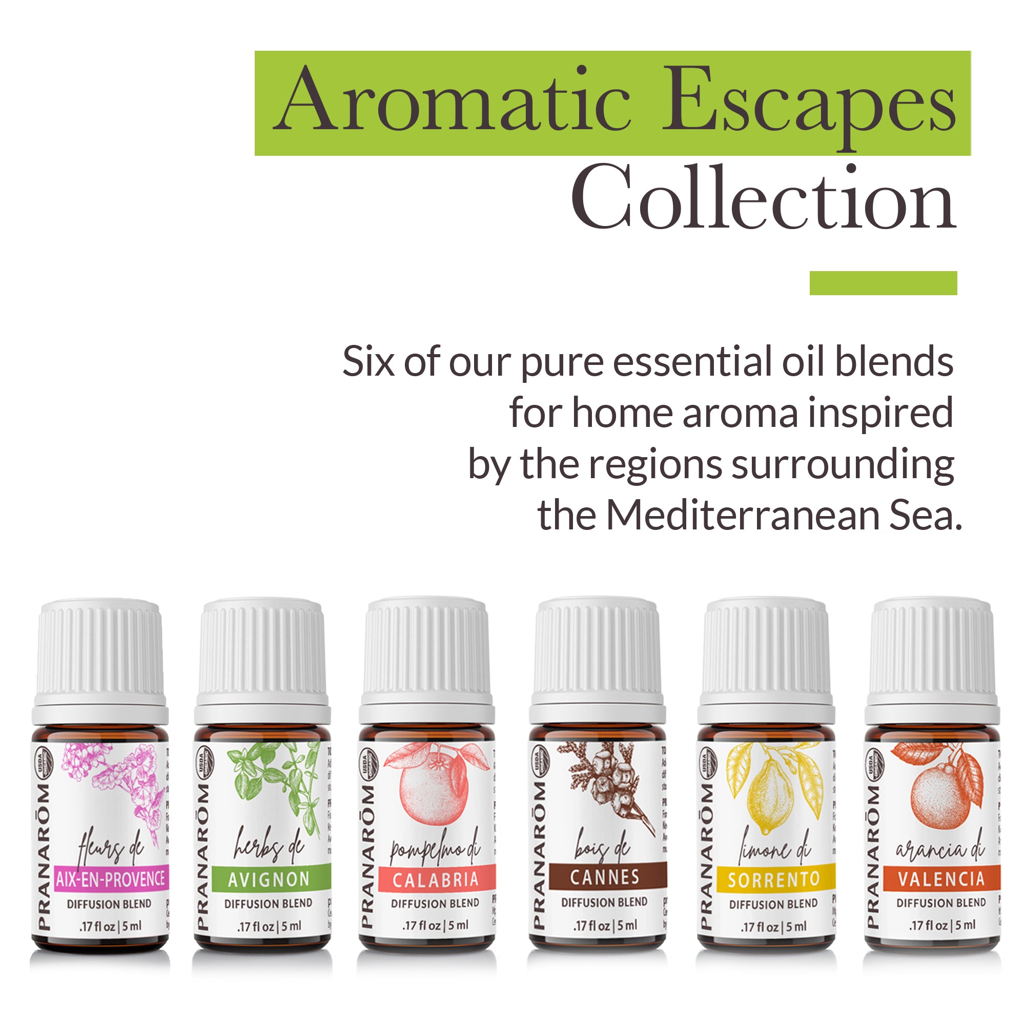 Aromatic Escapes Diffusion Blend Kit | Pranarôm
