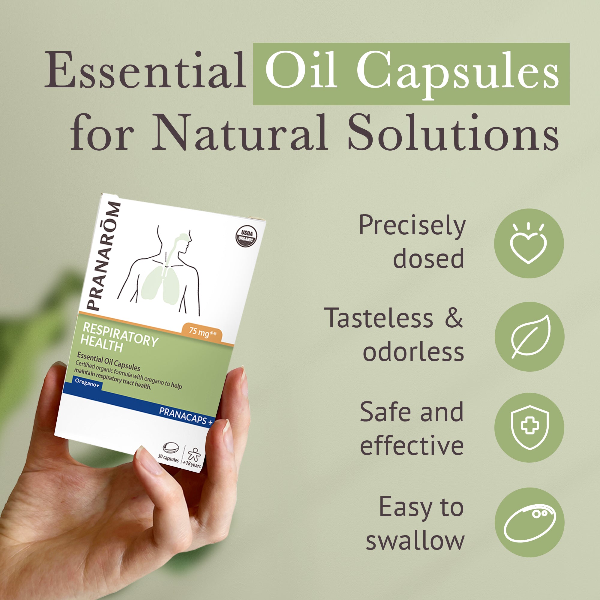 Respiratory Health Pranacaps - Bio | Pranarôm