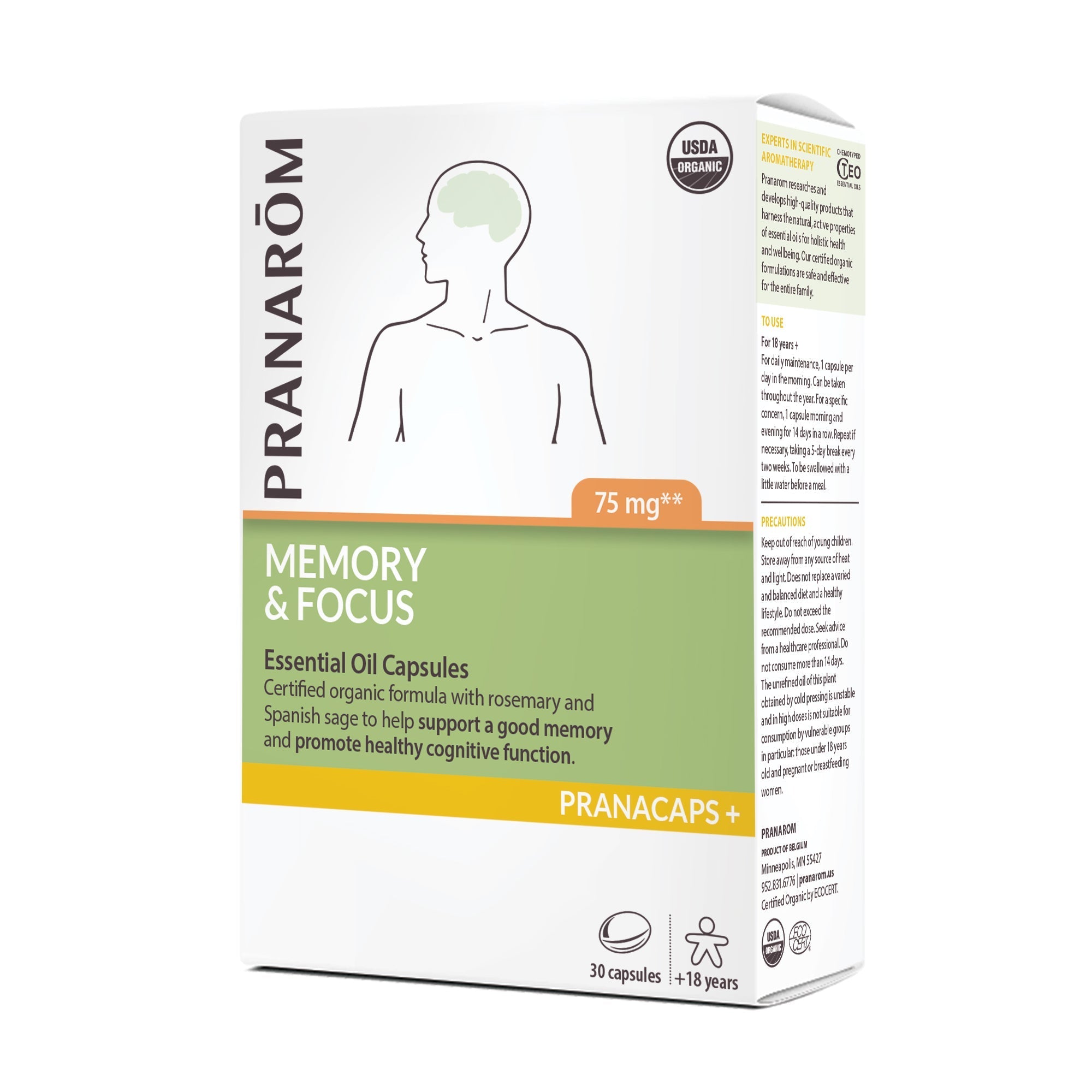 Memory & Focus Pranacaps - Bio