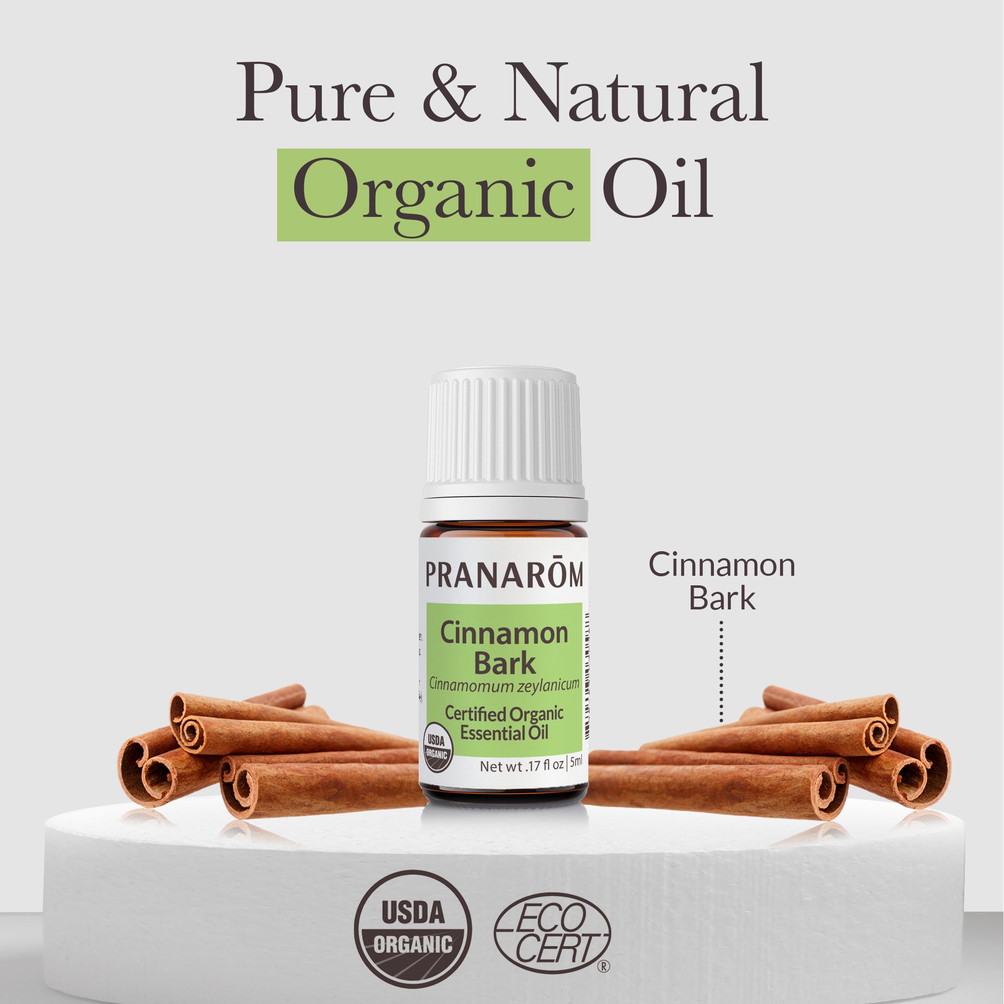 Cinnamon Bark Essential Oil - Organic | Pranarôm