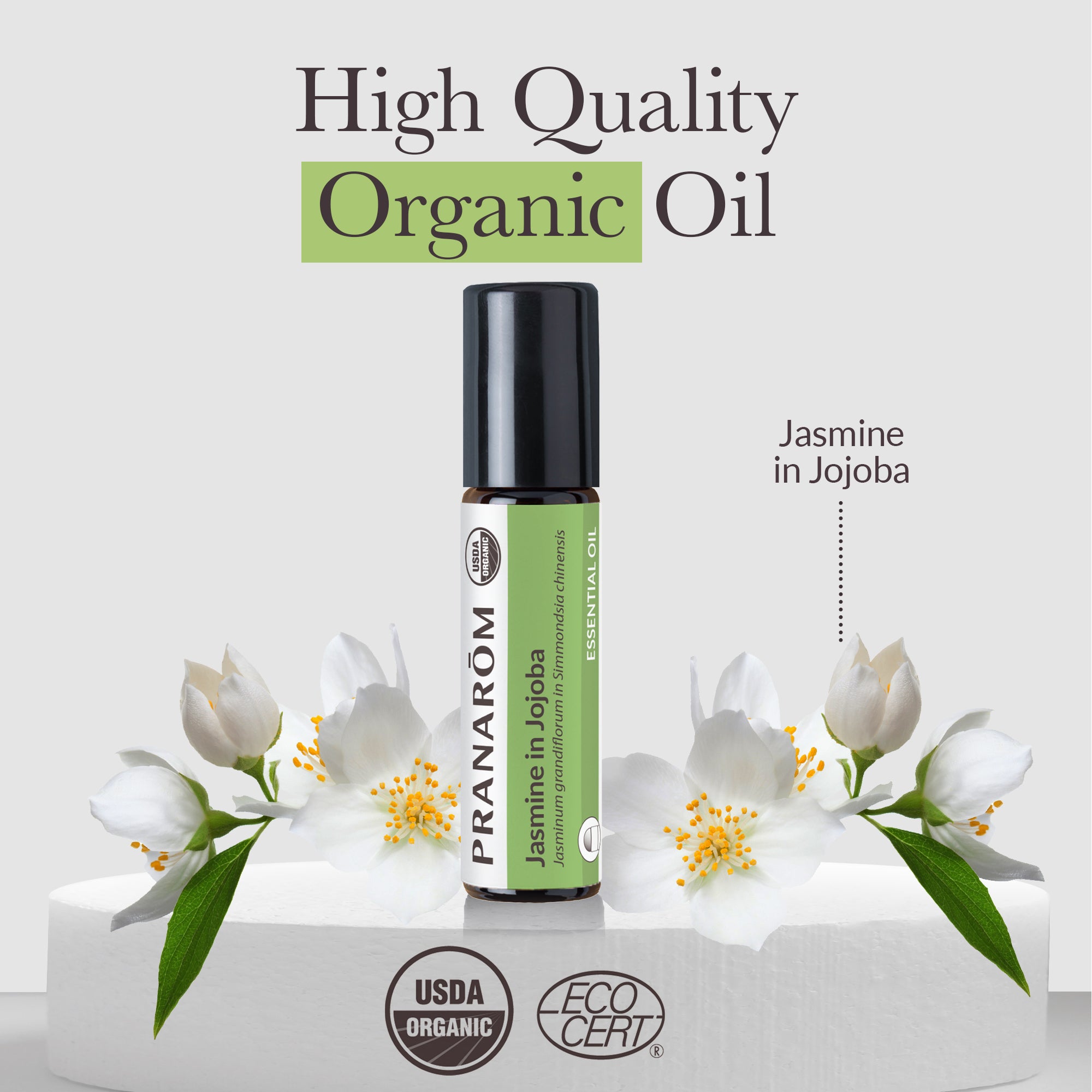 Jasmine Essential Oil in Jojoba - Organic | Pranarôm