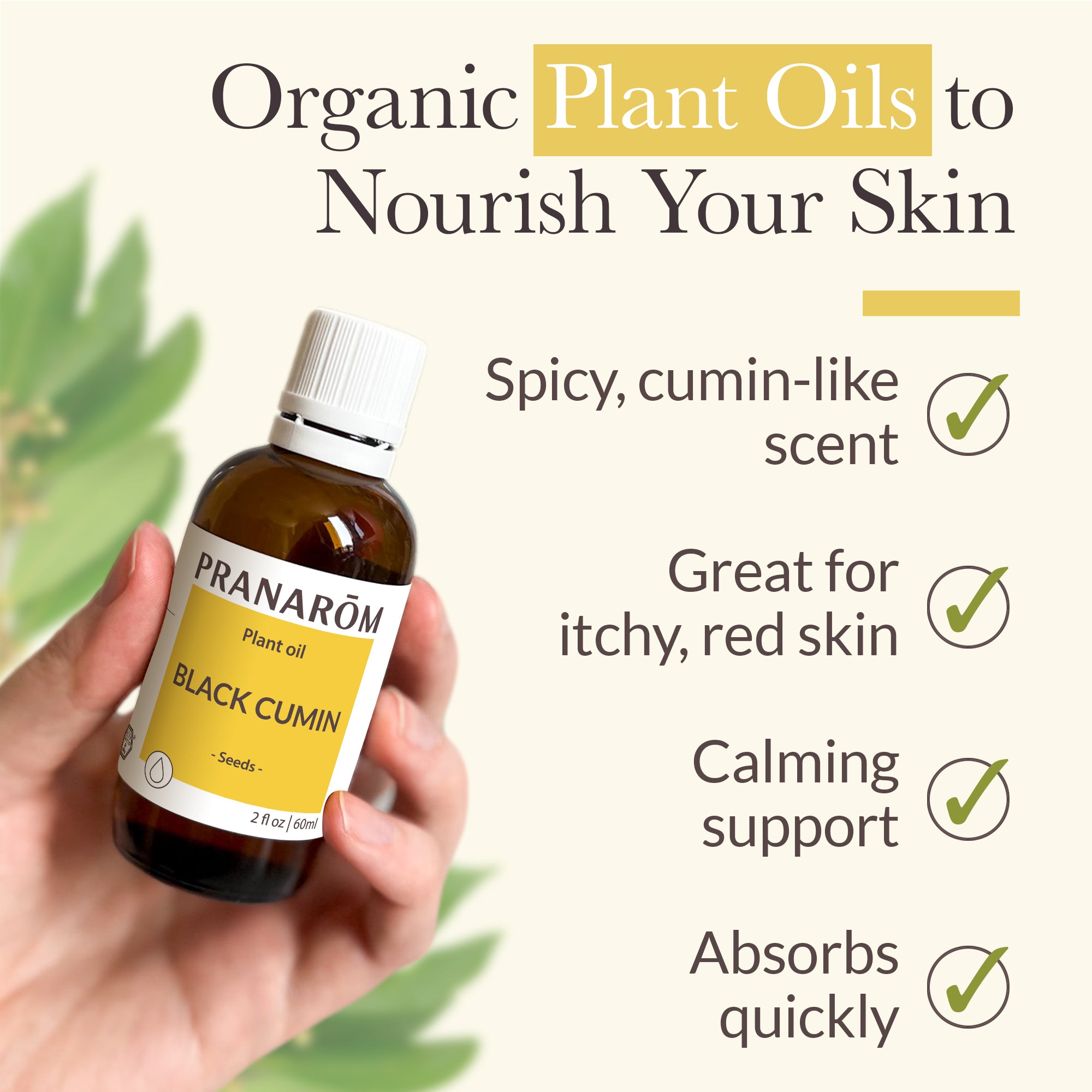 Black Cumin Virgin Plant Oil - Organic | Pranarôm