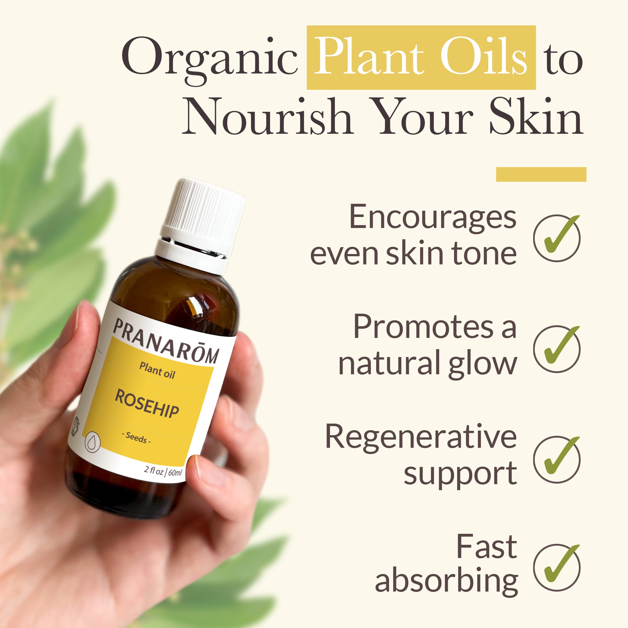 Rosehip Virgin Plant Oil - Bio | Pranarôm