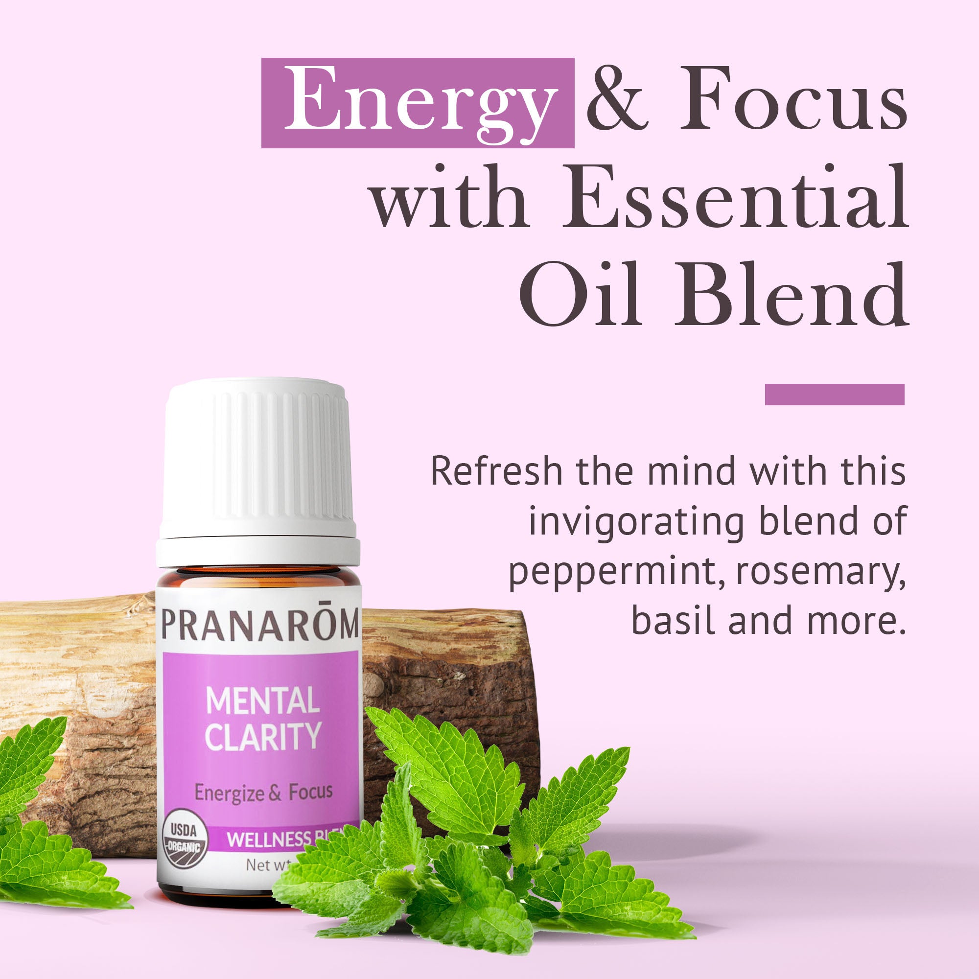 Mental Clarity Essential Oil Wellness Blend - Bio | Pranarôm