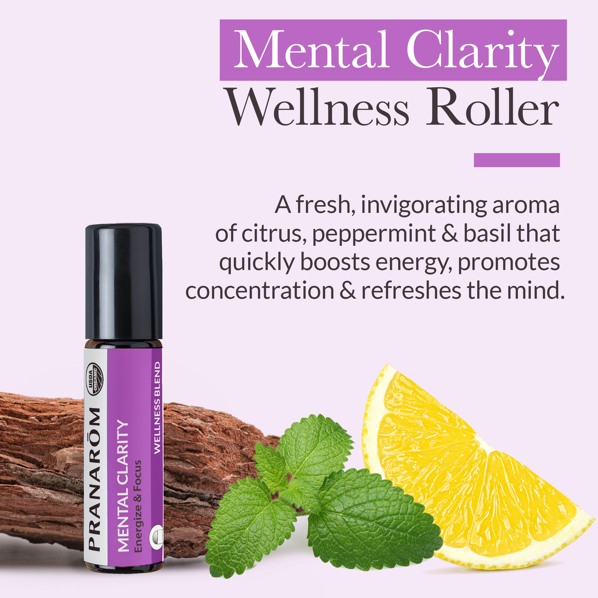 Mental Clarity Essential Oil Wellness Blend - Bio | Pranarôm