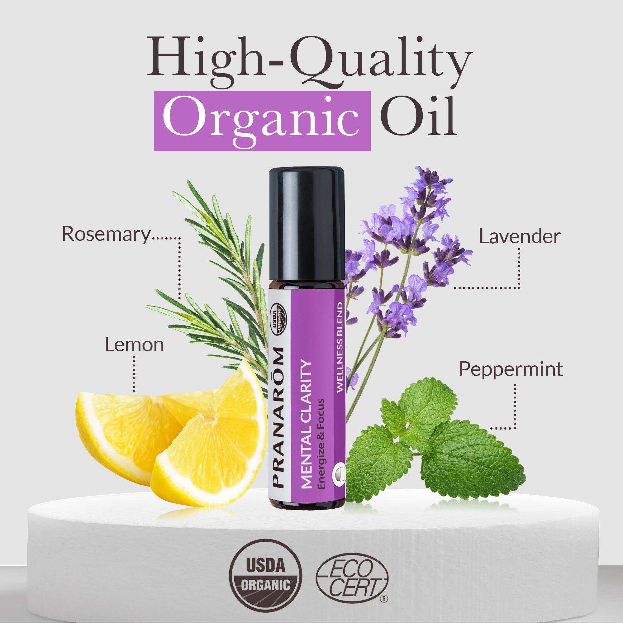 Mental Clarity Essential Oil Wellness Blend - Bio | Pranarôm