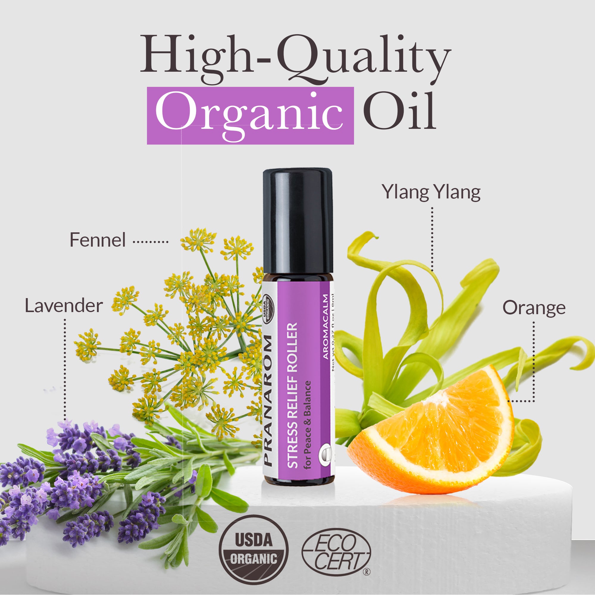 Aromacalm Stress Relief Roll-On - Bio | Pranarôm