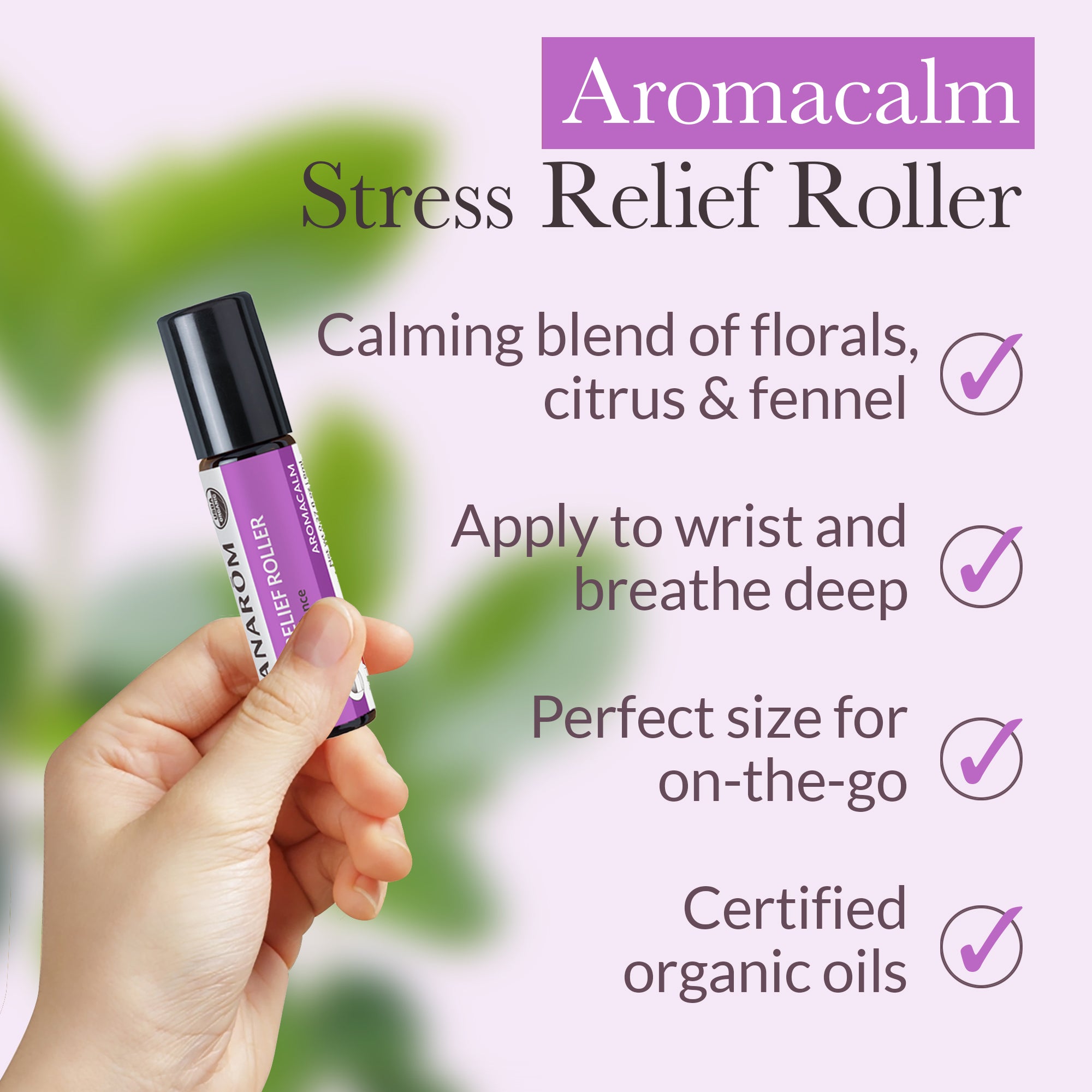 Aromacalm Stress Relief Roll-On - Bio | Pranarôm